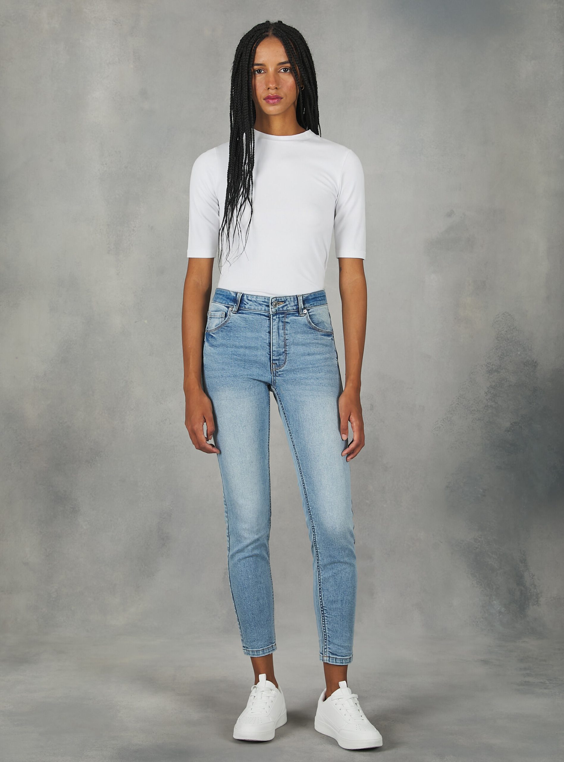 Alcott Bestellung Frauen D007 Light Azure Skinny Jeans With Push-Up Effect Jeans – 2