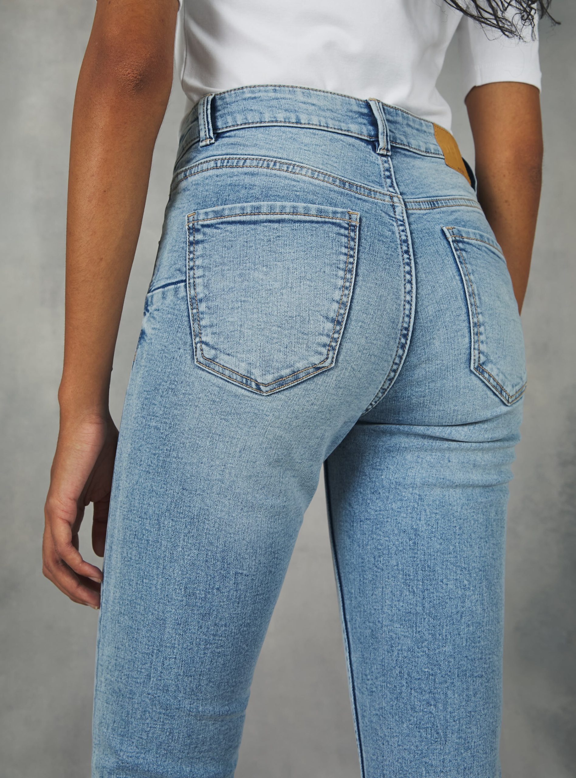 Alcott Bestellung Frauen D007 Light Azure Skinny Jeans With Push-Up Effect Jeans – 1