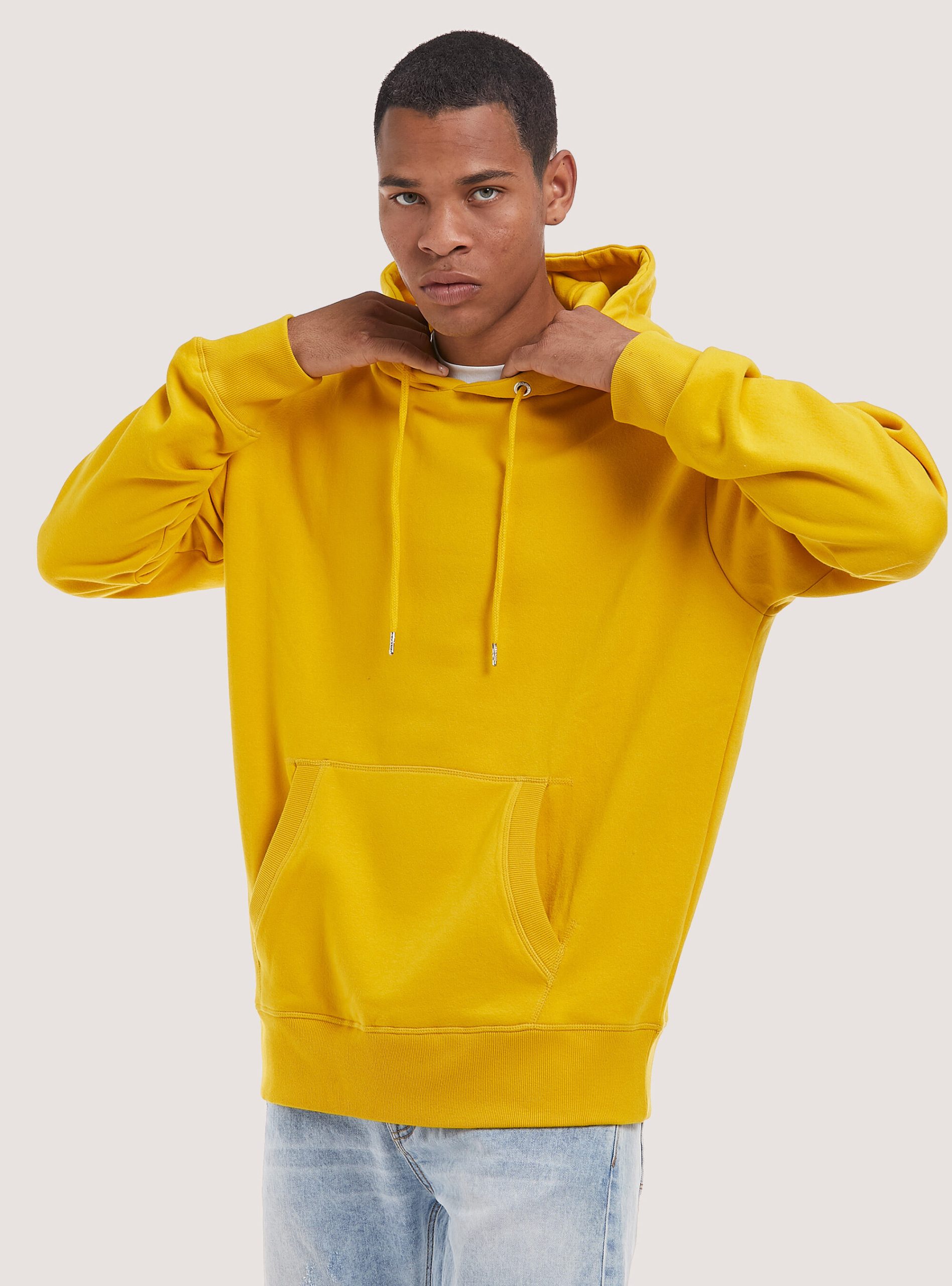 Alcott Bestellung Ye3 Yellow Light Sweatshirts Sweatshirt With Hood And Pouch Pocket Männer – 2