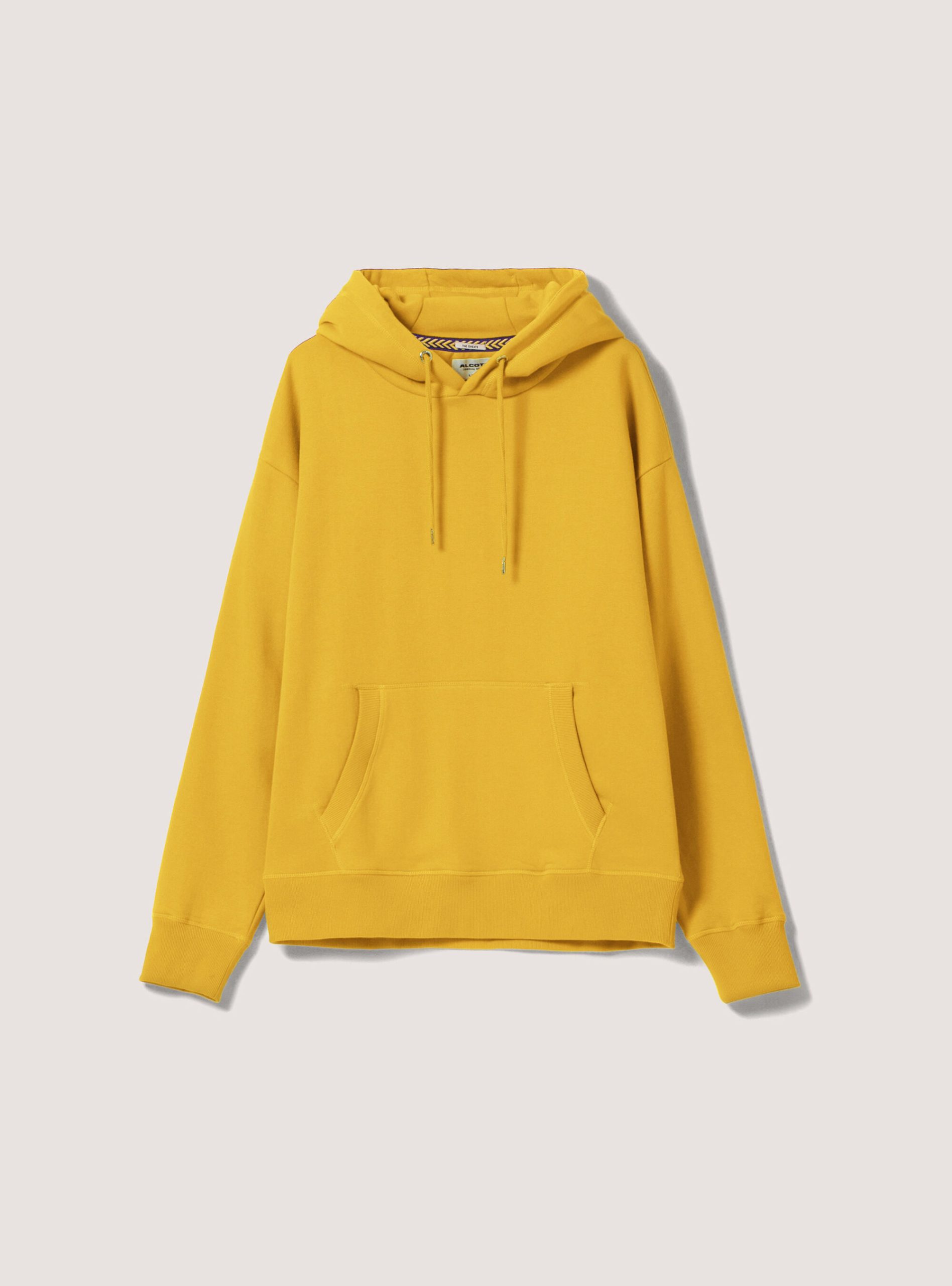 Alcott Bestellung Ye3 Yellow Light Sweatshirts Sweatshirt With Hood And Pouch Pocket Männer – 1