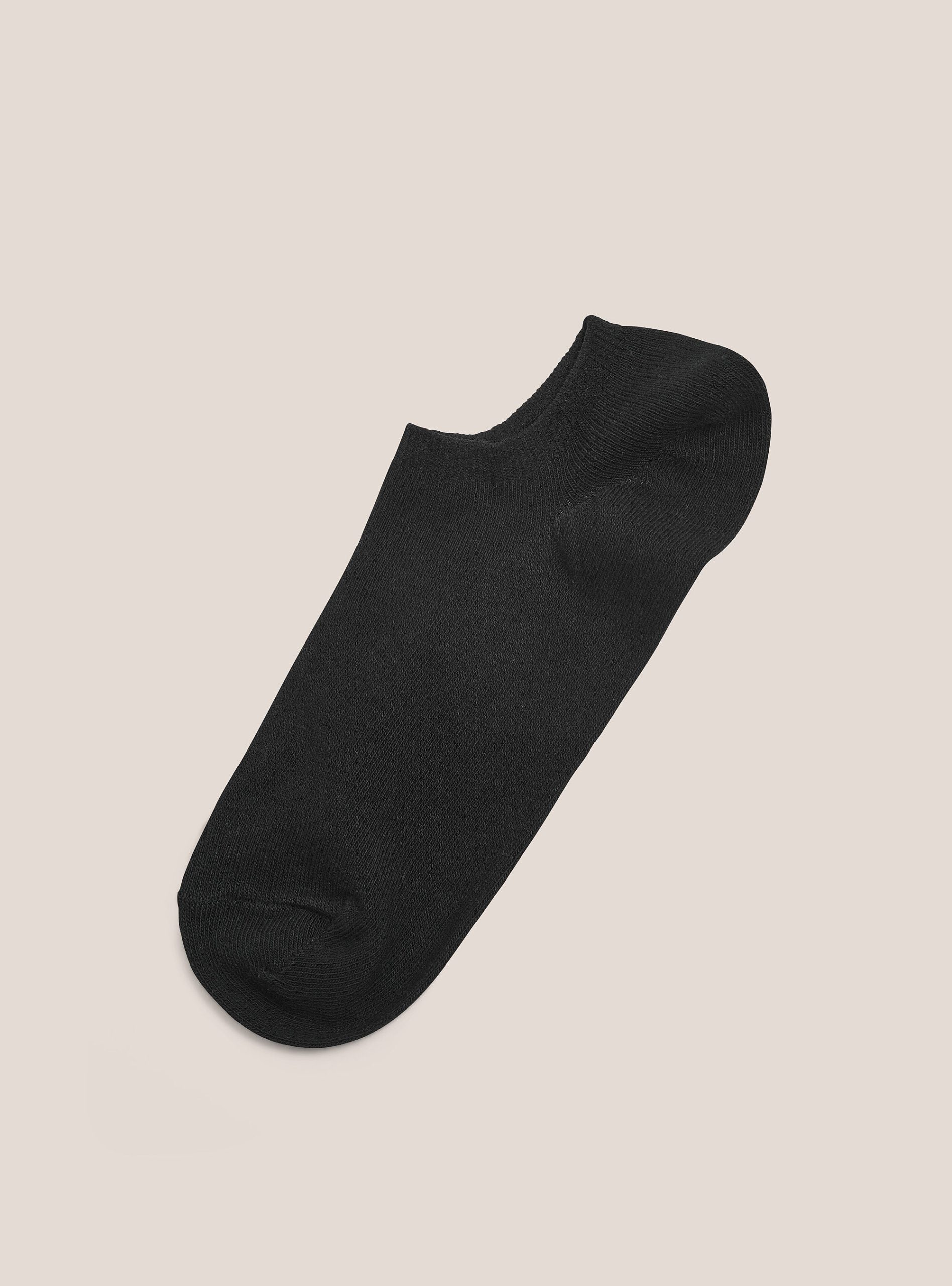 Alcott Bk1 Black Set Of 4 Pairs Of Plain Socks Rabattkarte Socken Frauen – 2
