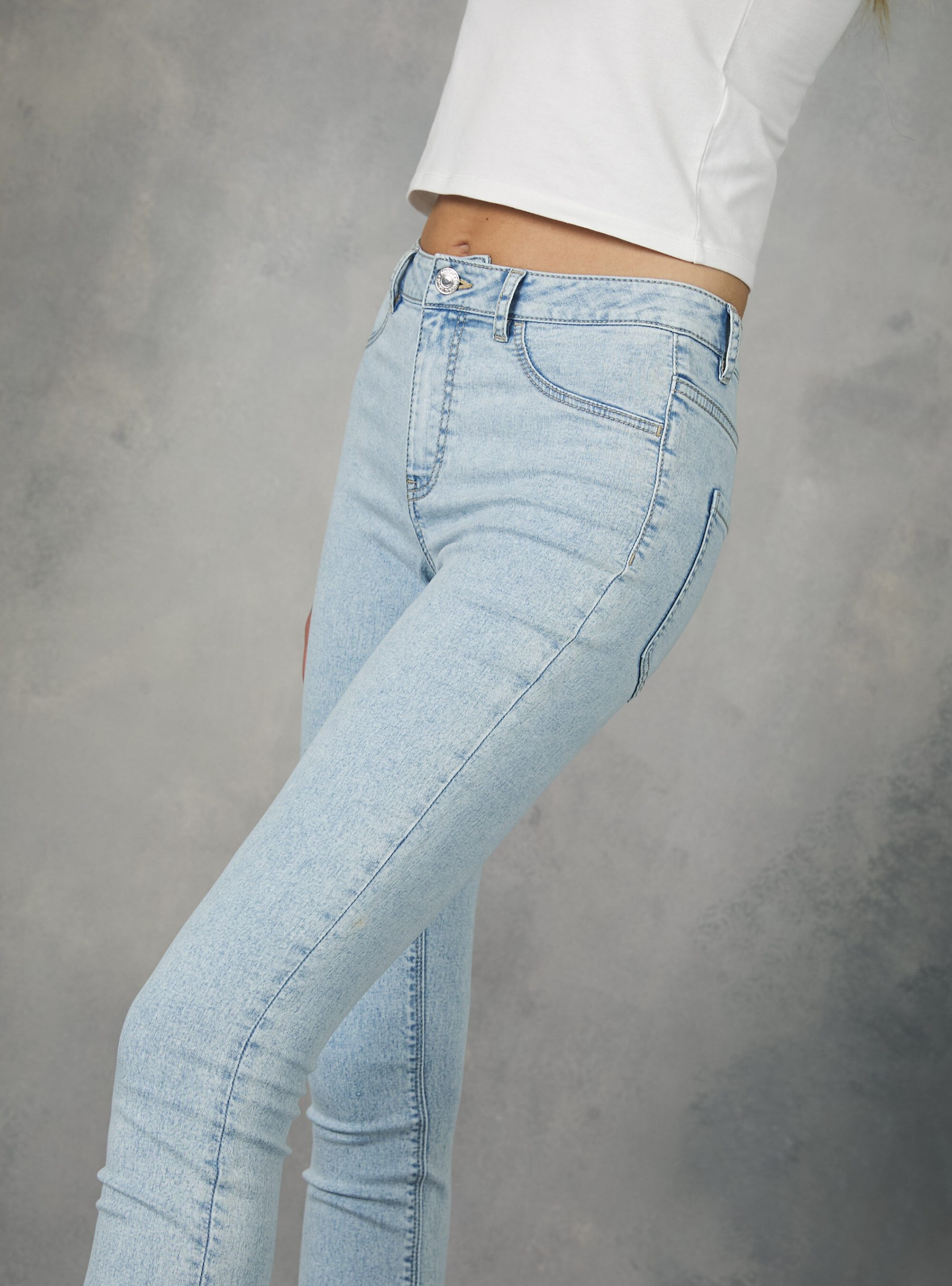 Alcott D007 Light Azure Jeans Frauen High-Waisted Super Skinny Jeans In Stretch Denim Produktqualitätskontrolle – 1