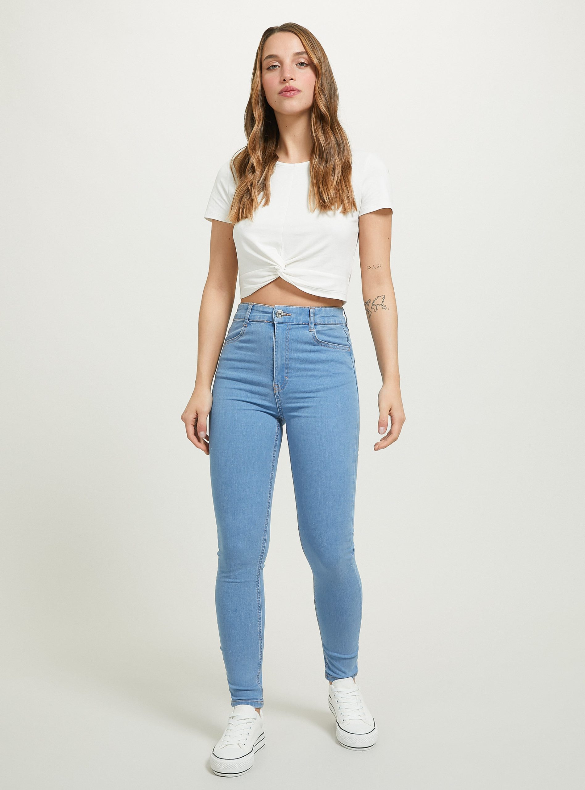 Alcott Frauen Jeans D006 Azure Preisgestaltung Skinny Fit Jeans Mit Hoher Taille – 2