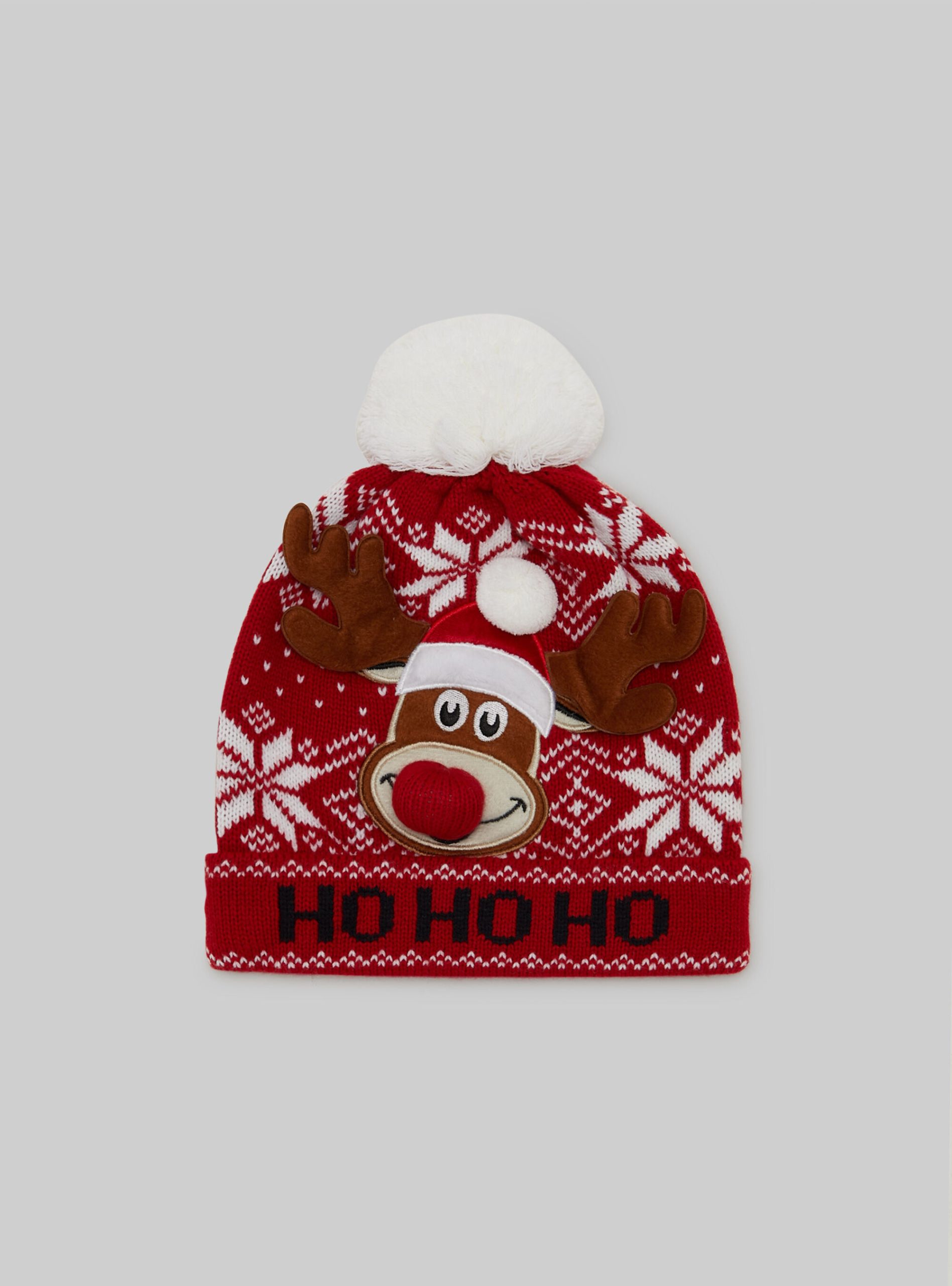 Alcott Hüte Rd2 Red Medium Geschäft Männer Cappello Christmas Rudolph – 1