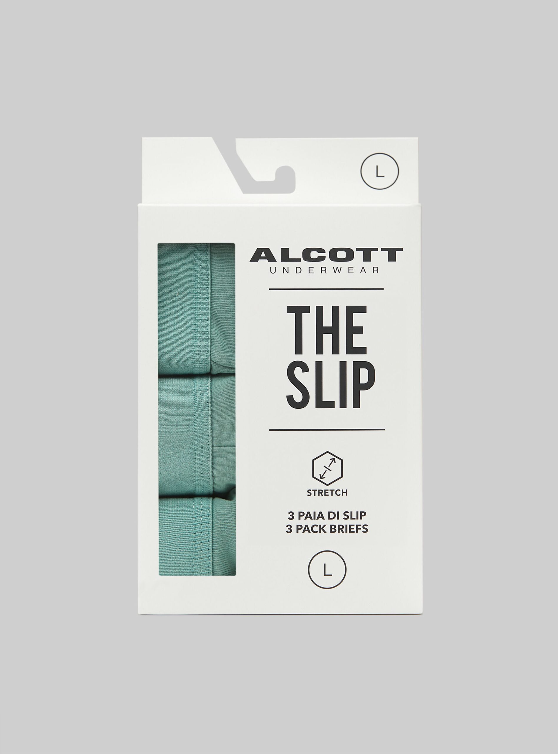 Alcott Ky3 Kaky Light Männer Unterwäsche Stilvoll Set Of 3 Pairs Of Stretch Cotton Briefs – 1