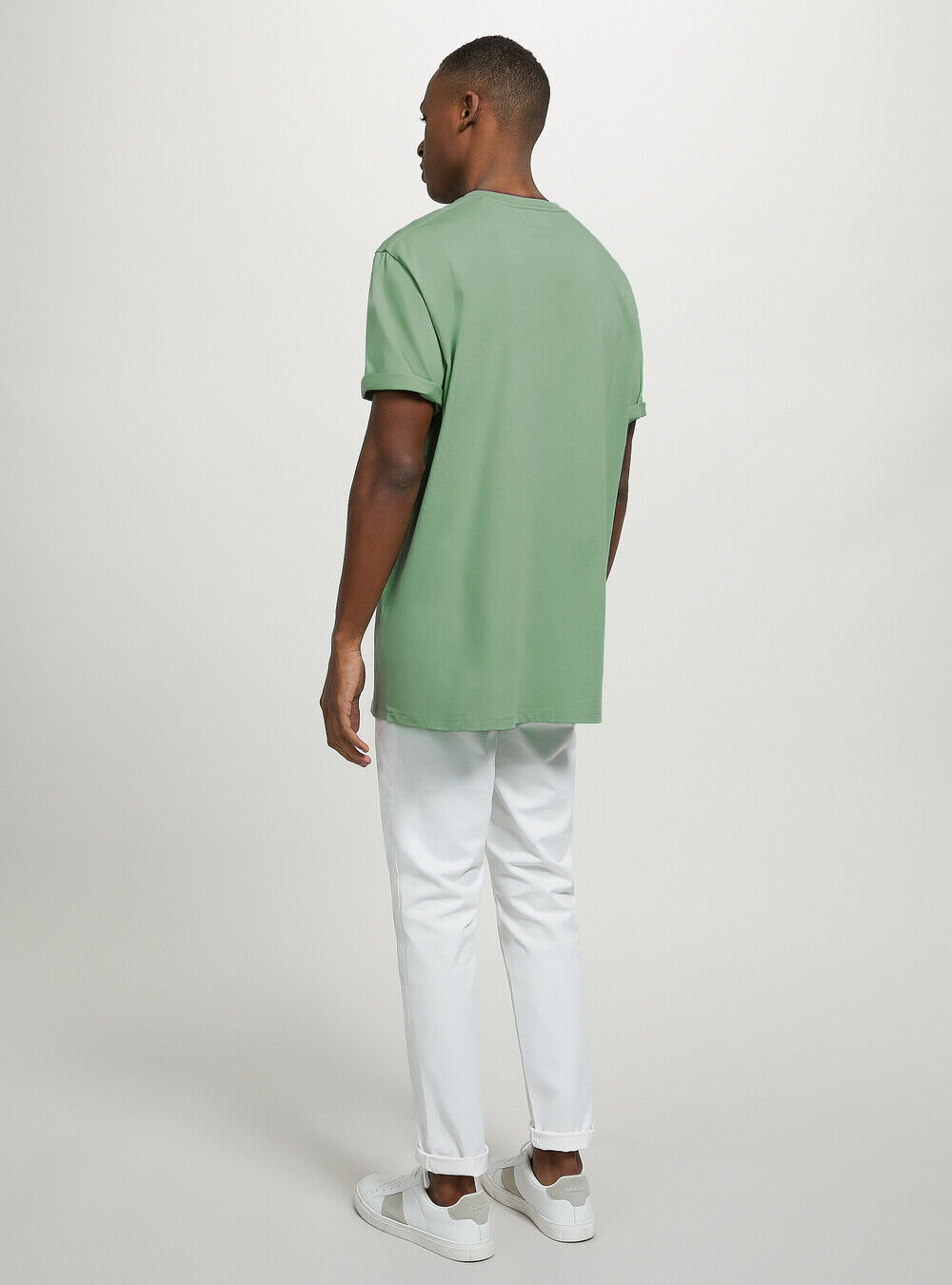 Alcott Männer Crew-Neck Cotton T-Shirt Ky3 Kaky Light Produktverbesserung T-Shirts – 2