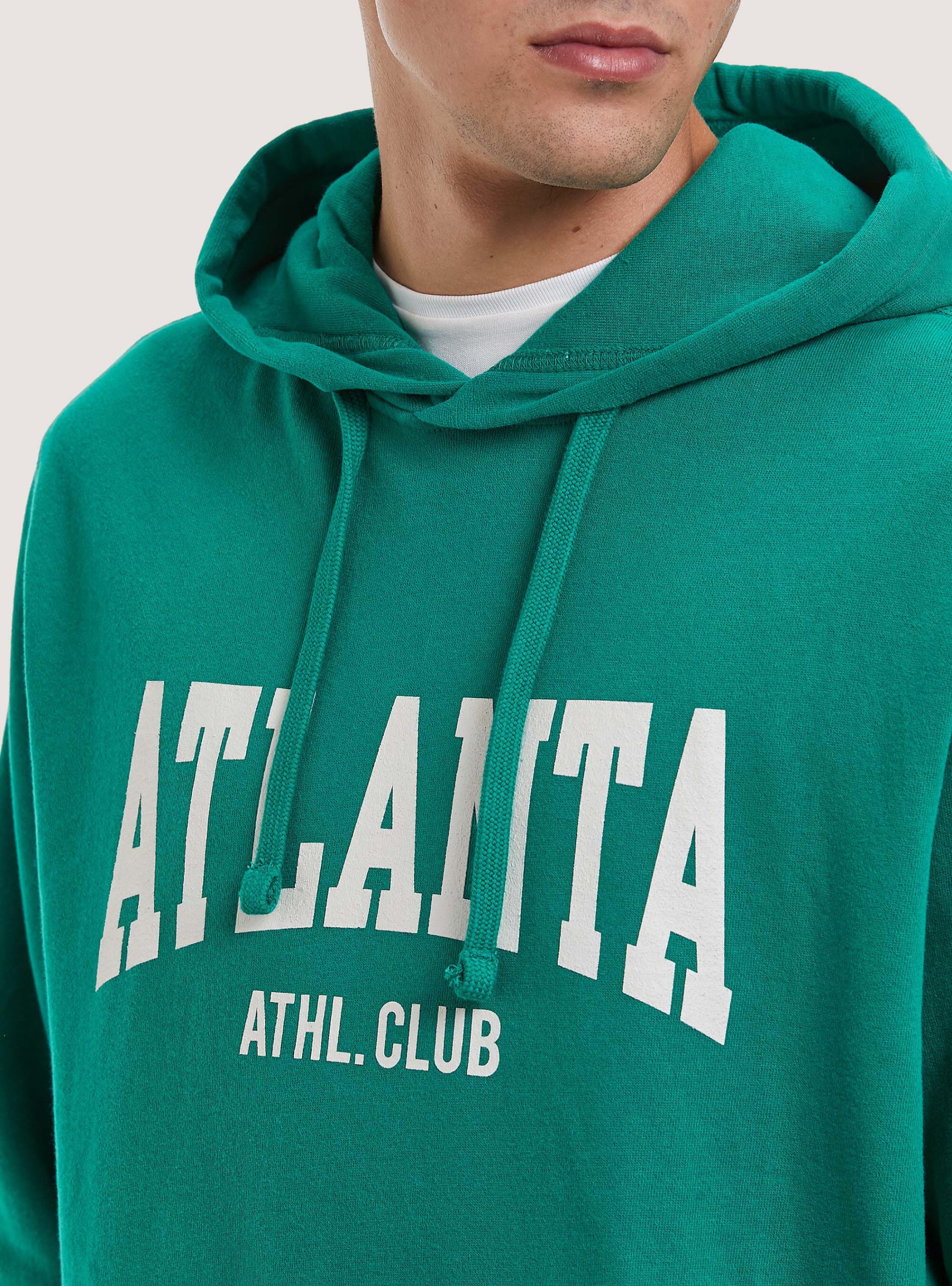 Alcott Männer Gn2 Green Medium Beschaffung College Print Hoodie Sweatshirts – 2