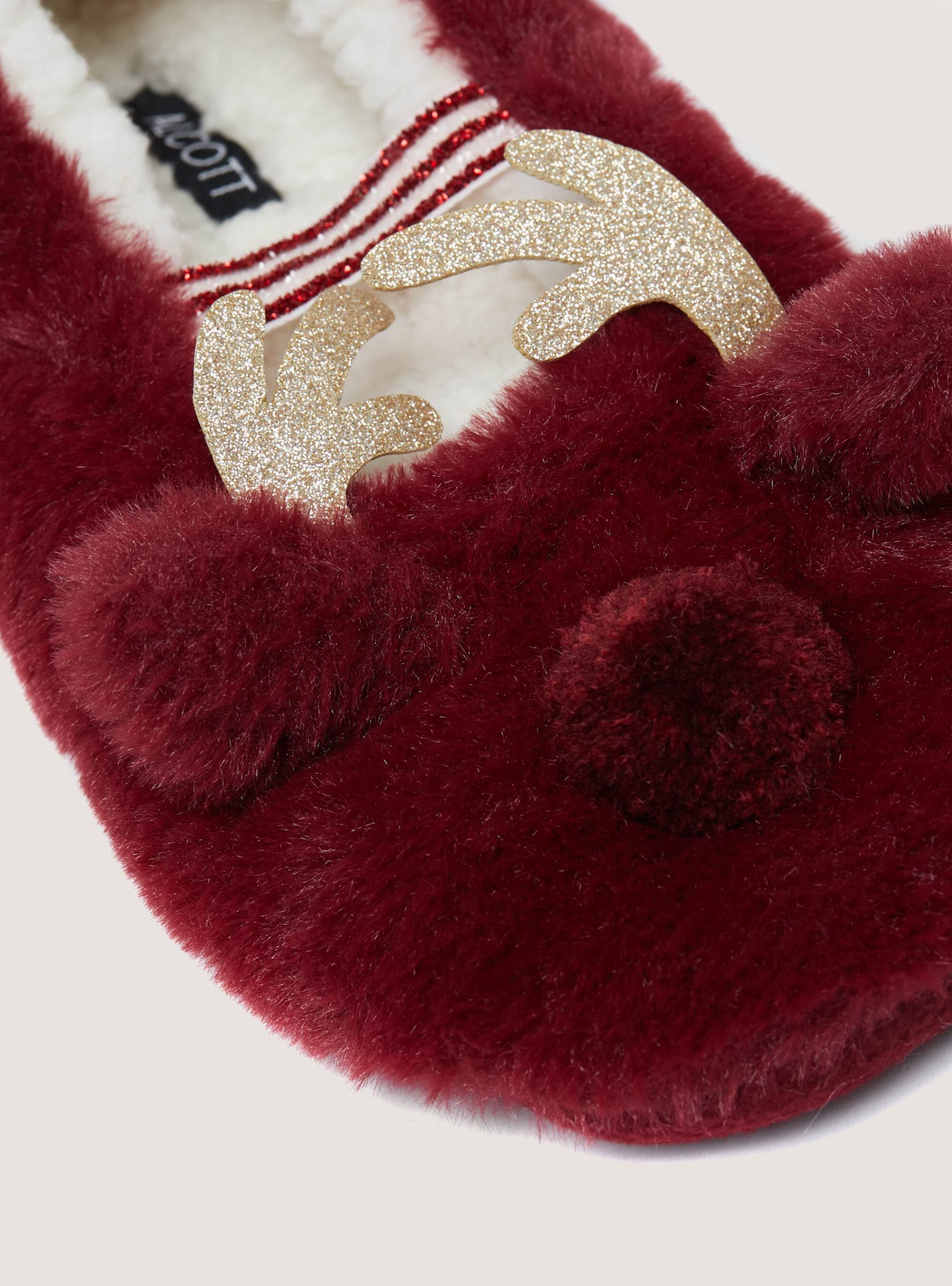 Alcott Rd1 Red Dark Pantofole Christmas Collection Fertigung Frauen Schuhe – 2