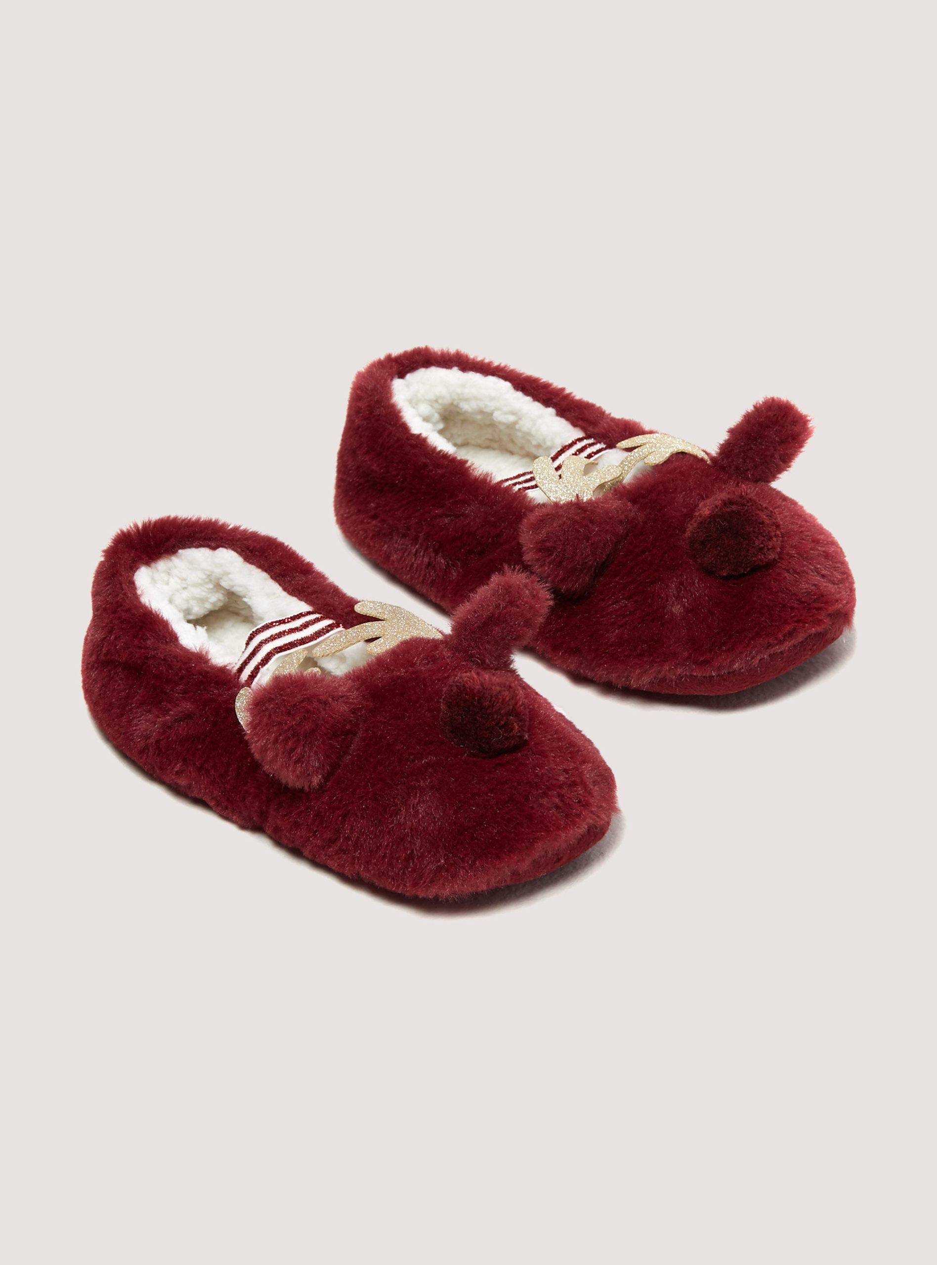 Alcott Rd1 Red Dark Pantofole Christmas Collection Fertigung Frauen Schuhe – 1