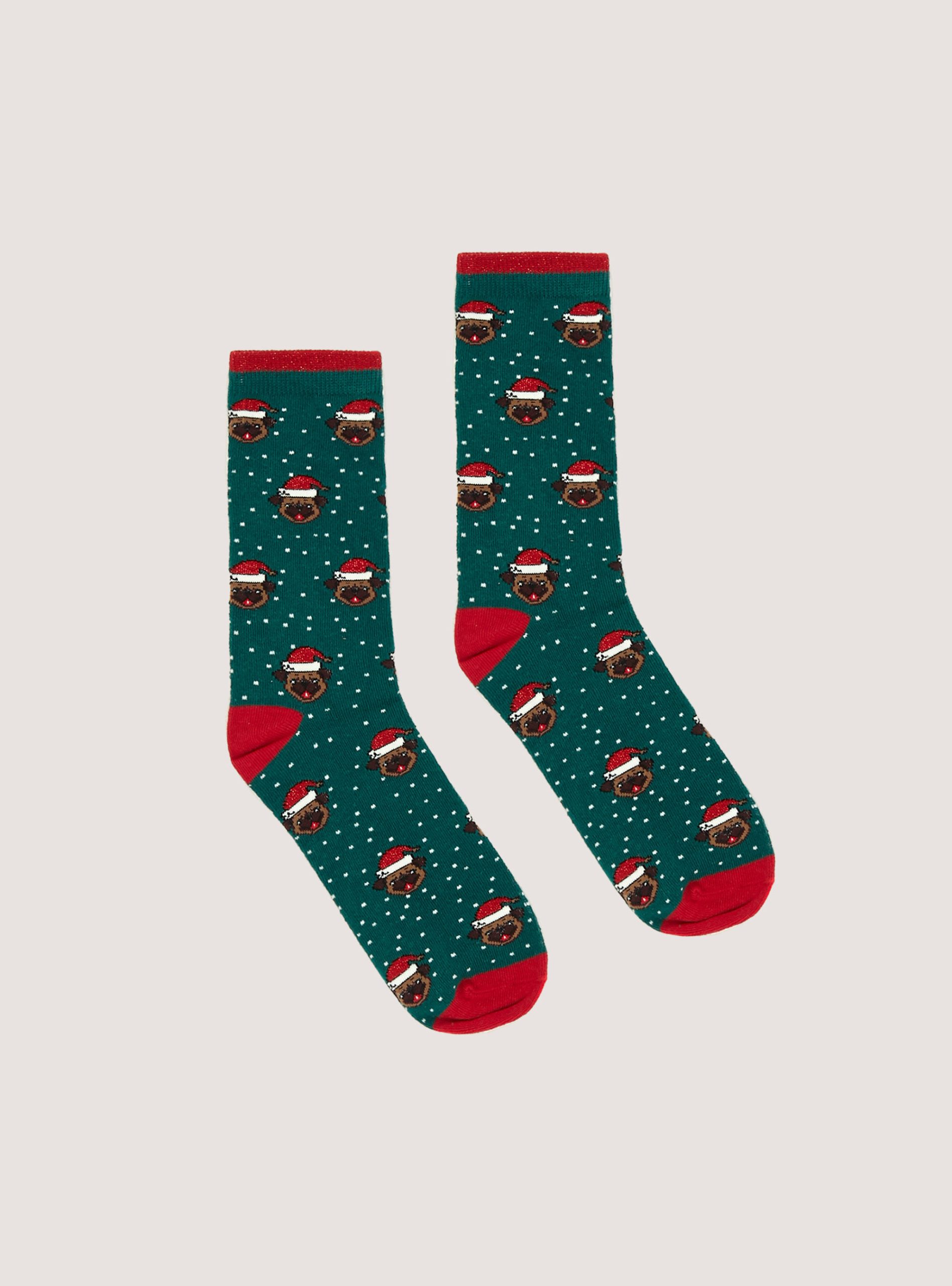 Alcott Socken Frauen Rein Reindeer Effizienz Set Of 2 Pairs Of Christmas Socks – 2