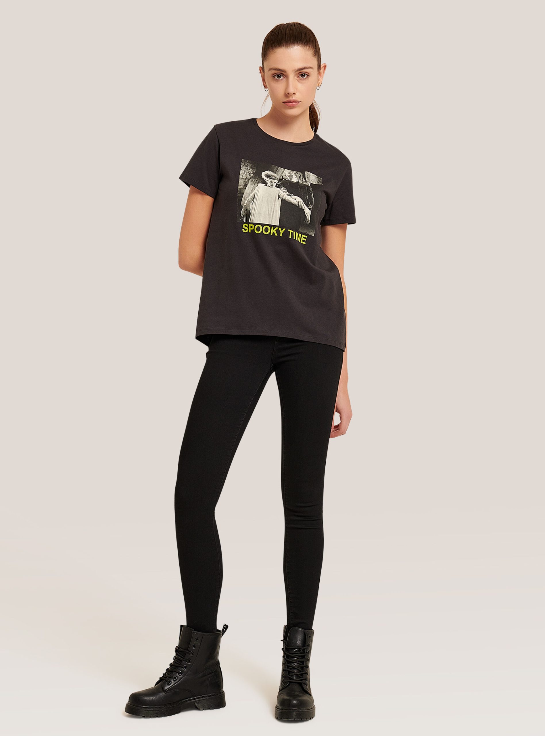 Befehl Frauen C1111 Black Monsters / Alcott T-Shirt T-Shirt – 2