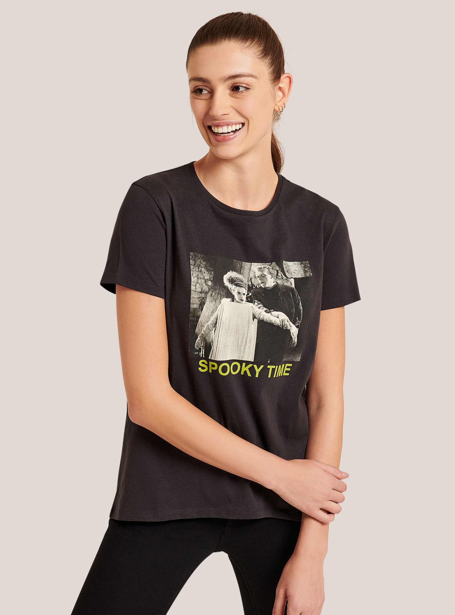 Befehl Frauen C1111 Black Monsters / Alcott T-Shirt T-Shirt – 1