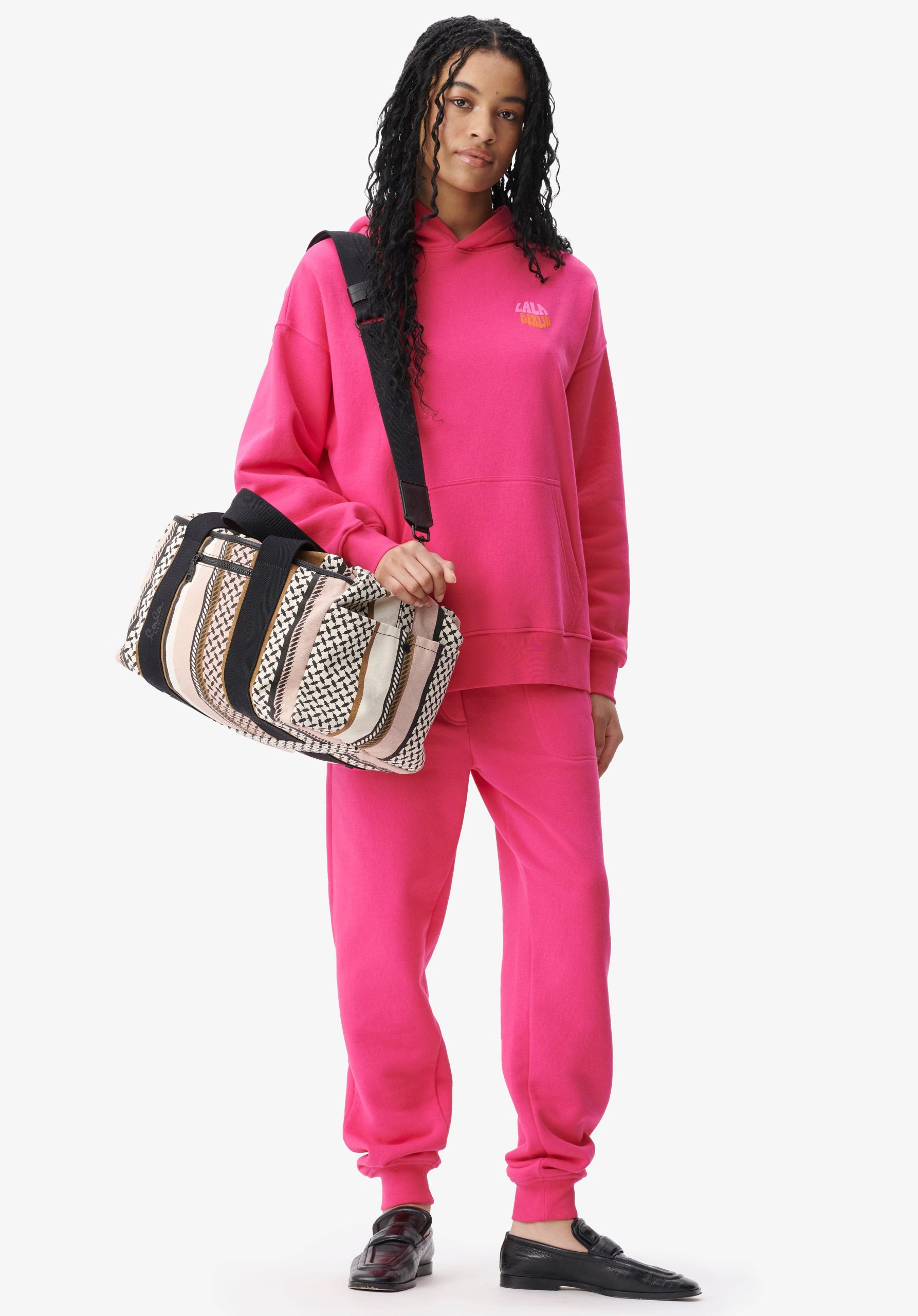 Bestellen Big Bag Muriel Damen Lala Berlin Bags Multicolor Rose – 2