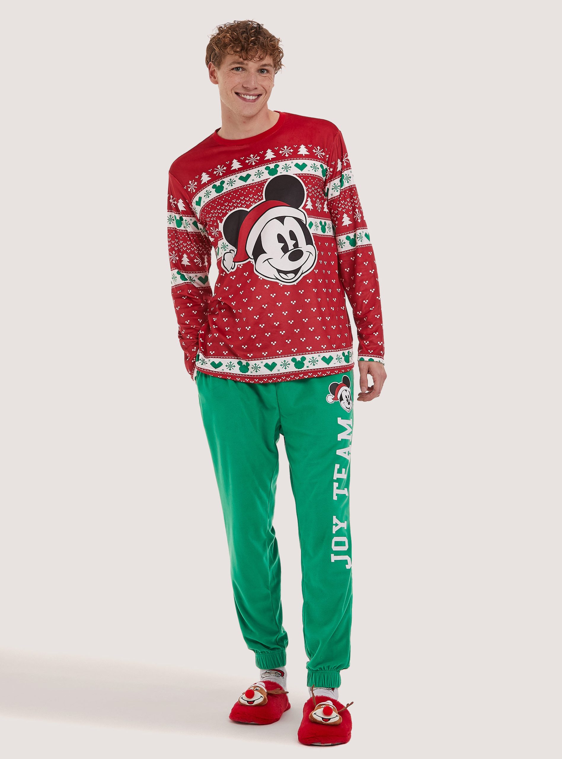 Bestellen Männer Pijamas Alcott Rd2 Red Medium Disney X Christmas Family Collection Pyjamas – 2