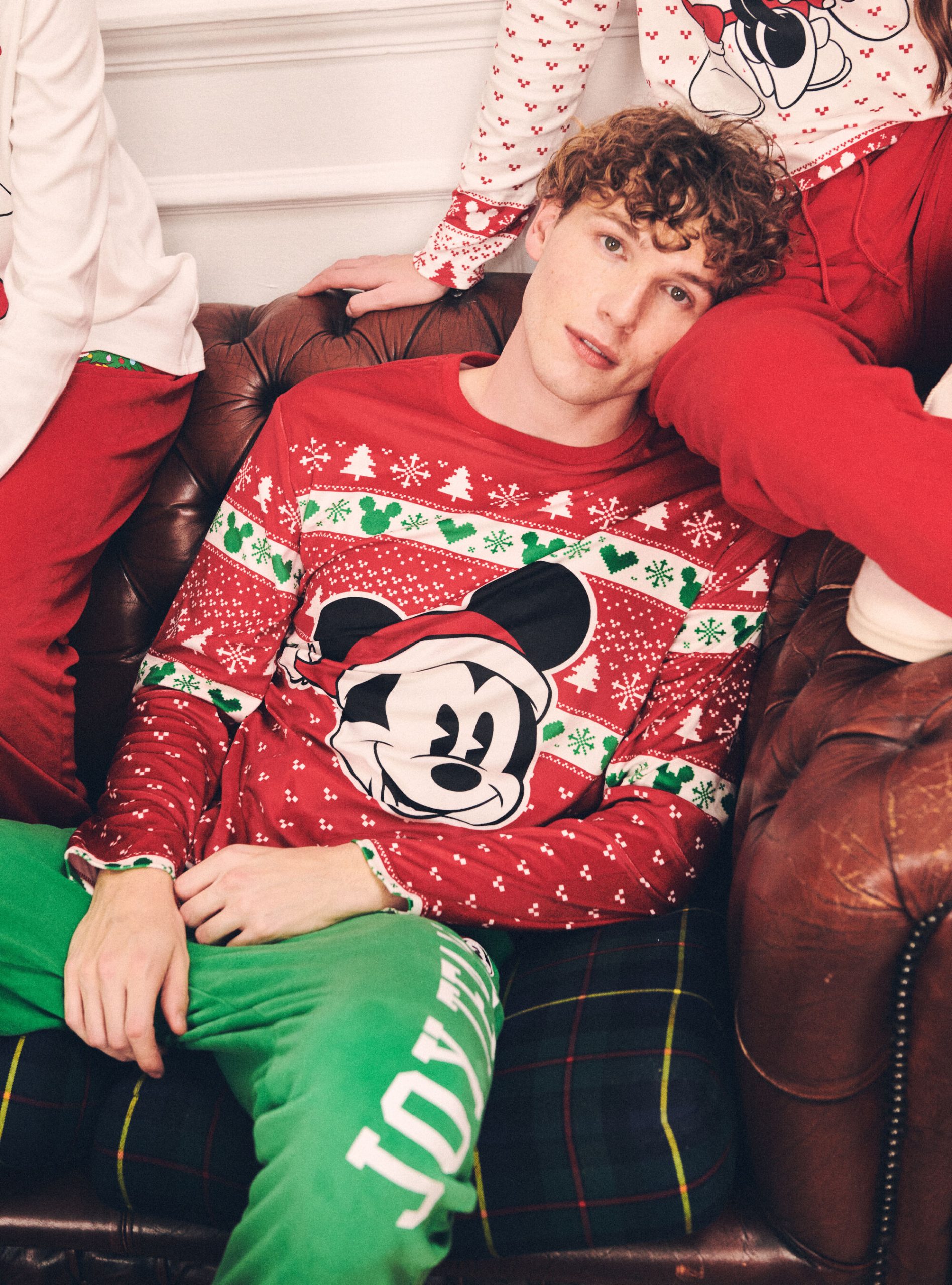 Bestellen Männer Pijamas Alcott Rd2 Red Medium Disney X Christmas Family Collection Pyjamas – 1