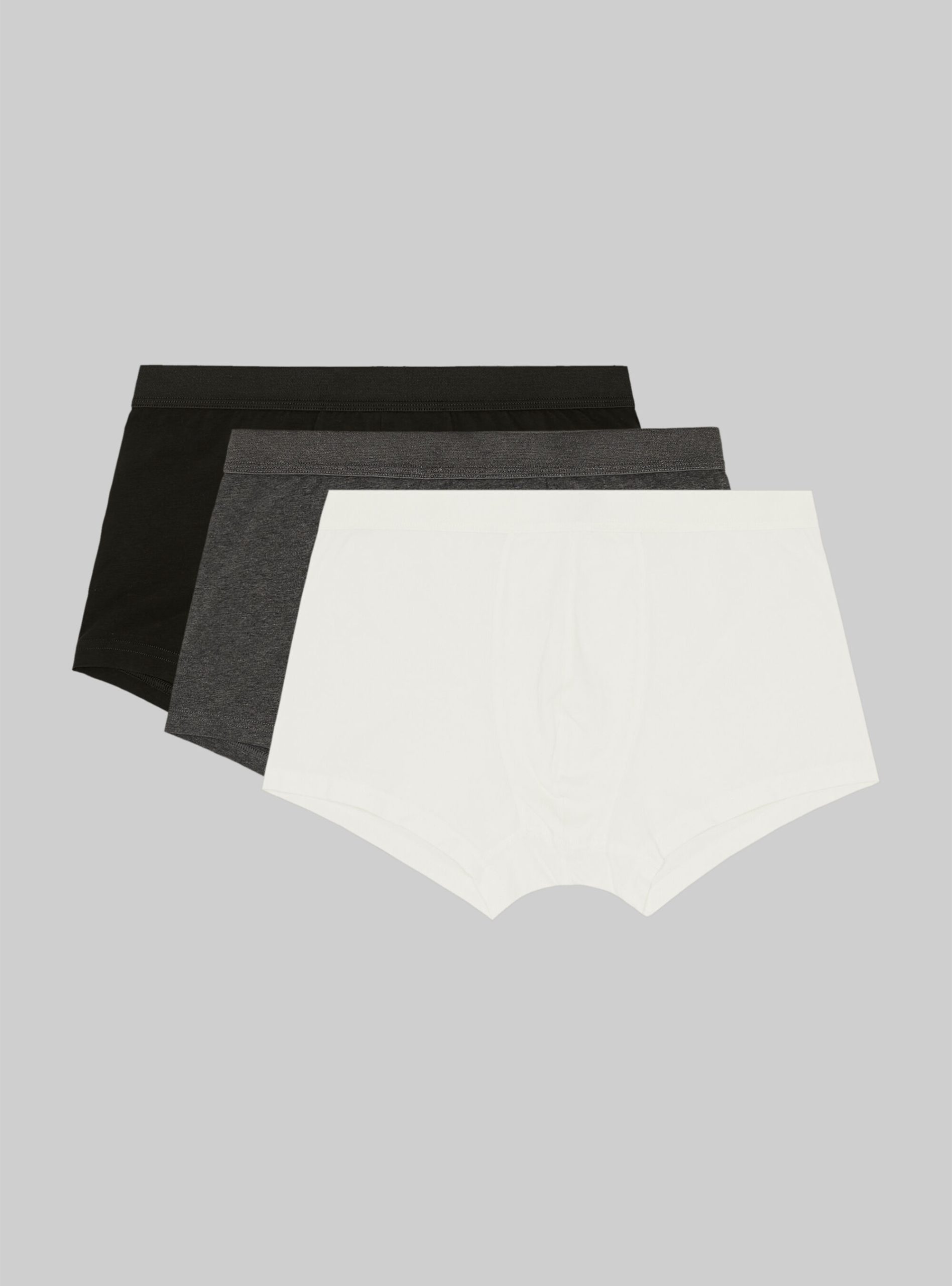 Bk1/Wh2/Mgy1 Männer Preisniveau Alcott Unterwäsche Set Of 3 Pairs Of Stretch Cotton Boxer Shorts – 1