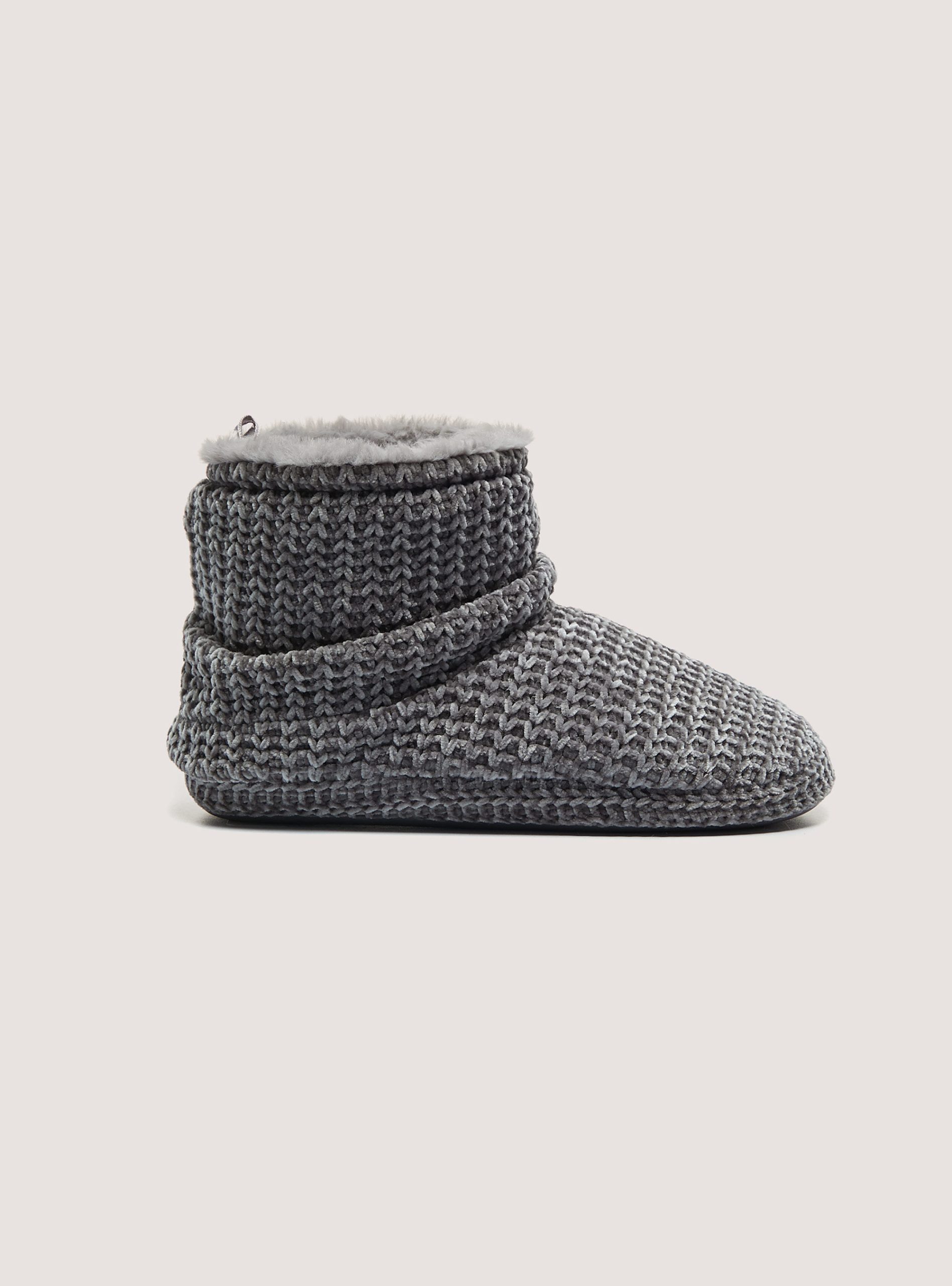 C115 Grey Soft-Touch Ankle Slippers Schuhe Frauen Bestellen Alcott – 2