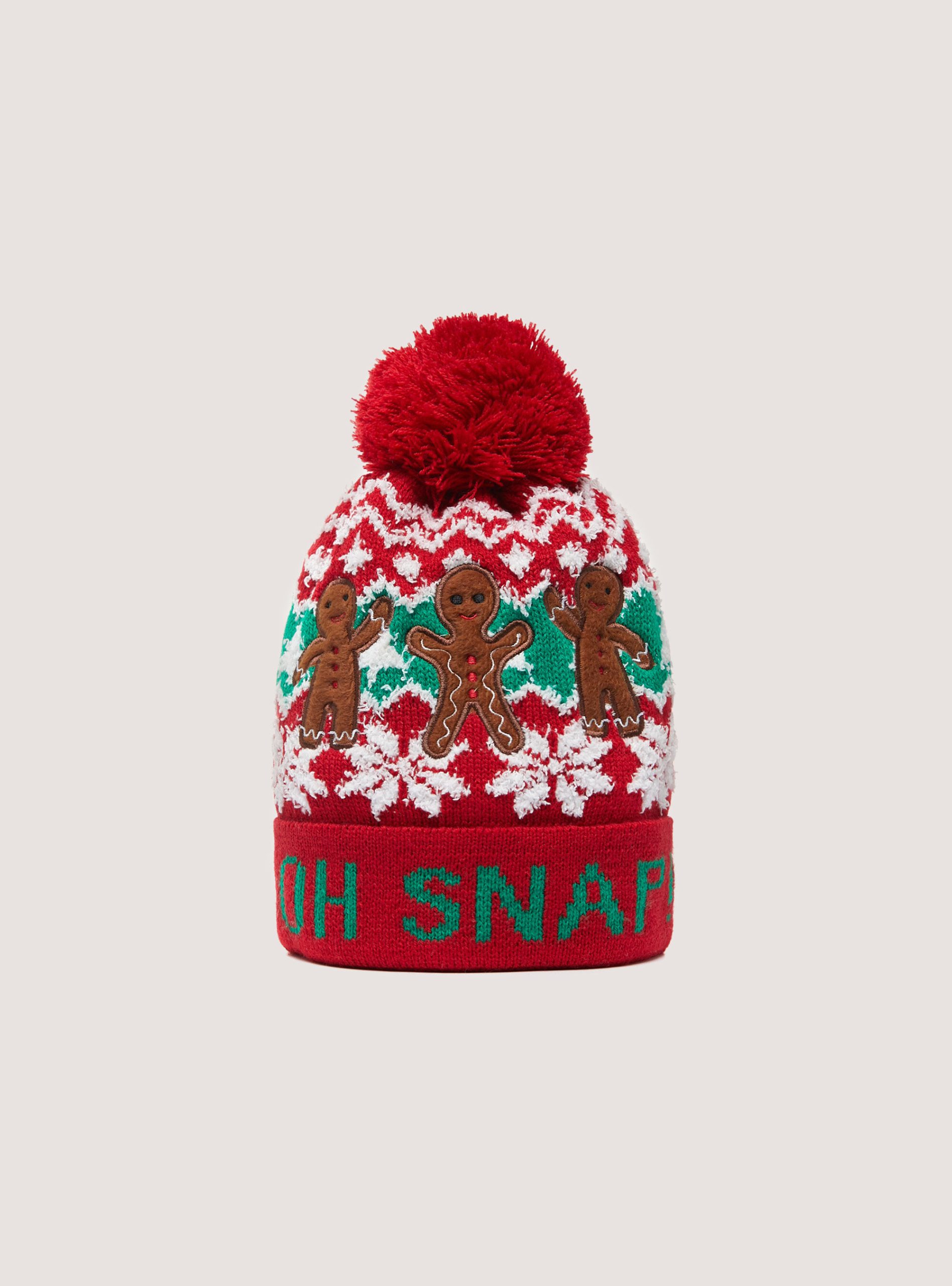 Cappello Con Pon Pon Christmas Collection Hüte Alcott Speichern Rd2 Red Medium Männer – 1