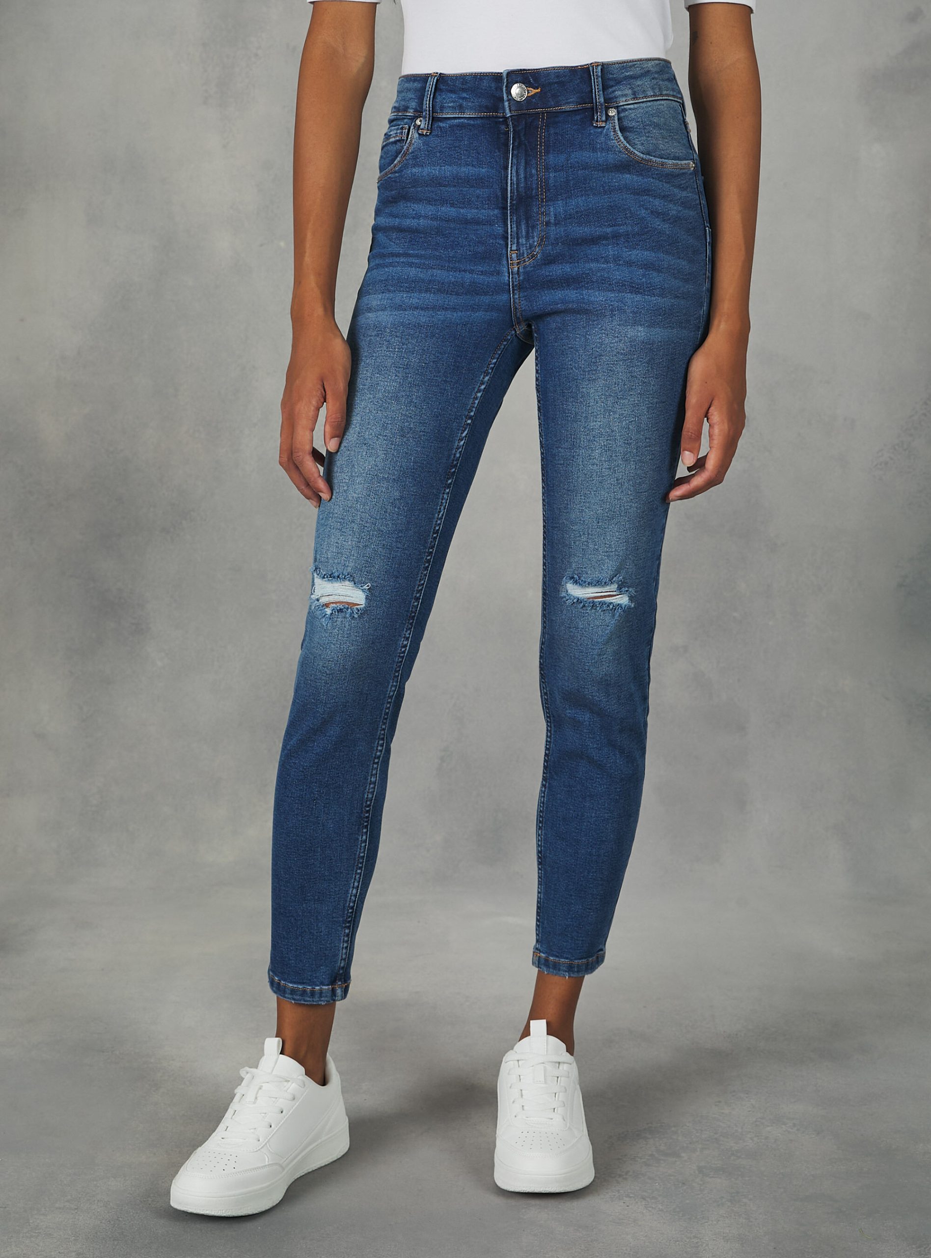 D003 Medium Blue Alcott Jeans Skinny Jeans With Push-Up Effect Frauen Bestehendes Produkt – 2