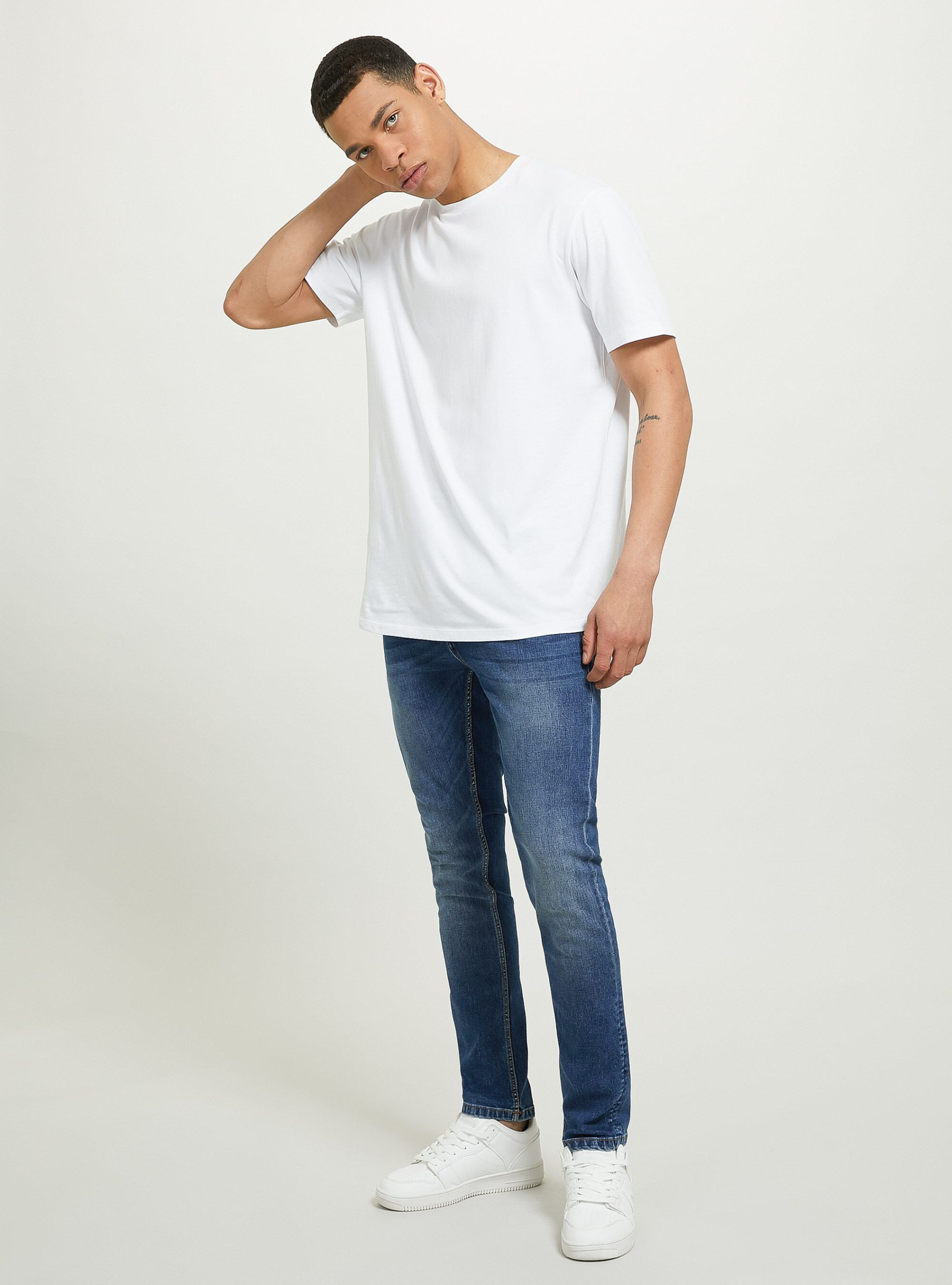 D003 Medium Blue Neues Produkt Alcott Skinny Fit Jeans In Stretch Denim Männer Jeans – 2