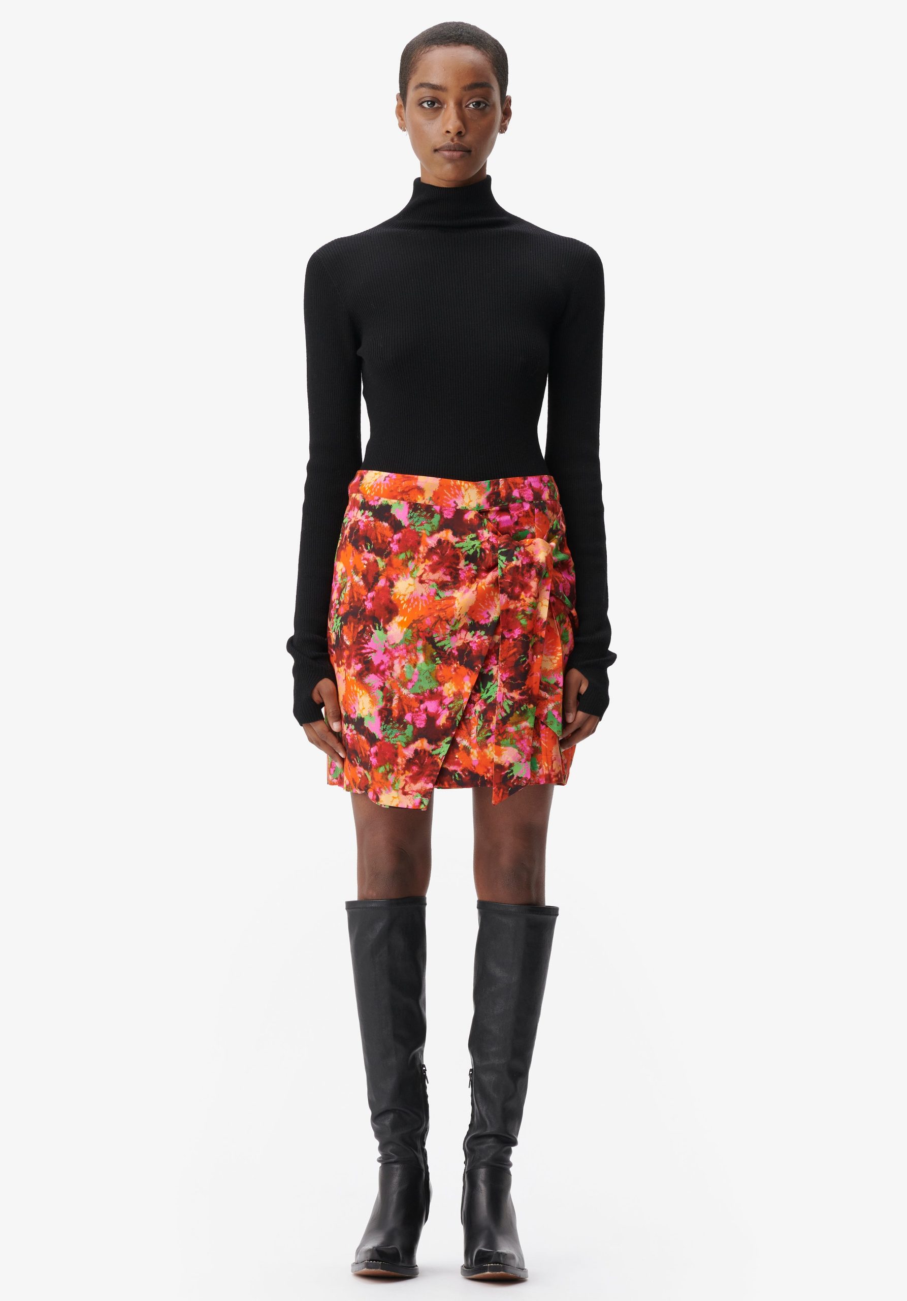 Damen Lala Berlin Skirt Solea Hersteller Shibori Flower Hosen & Röcke – 1