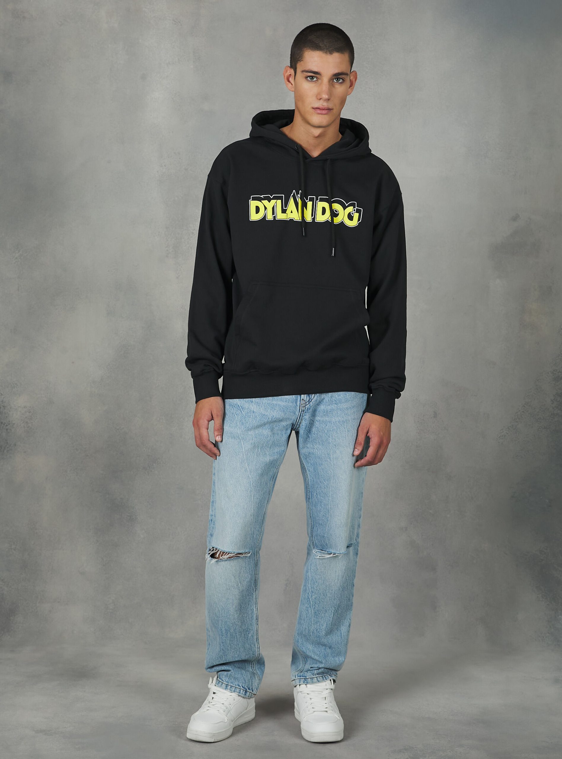 Dylan Hundesweatshirt / Alcott Bk1 Black Männer Geschäft Sweatshirts – 1
