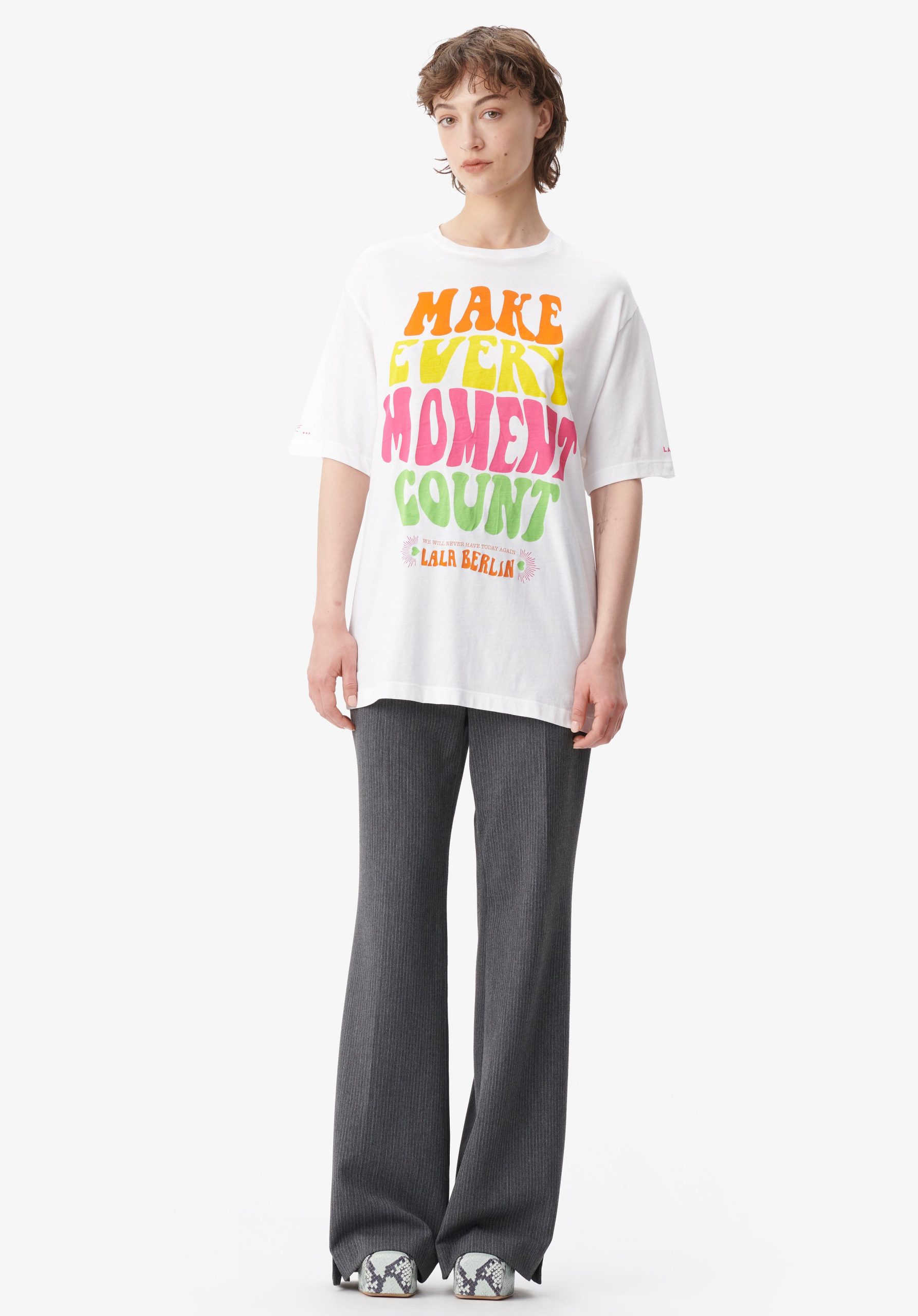 Every Moment Multicolor Wesentlich Oberteile Lala Berlin Damen T-Shirt Collin – 1