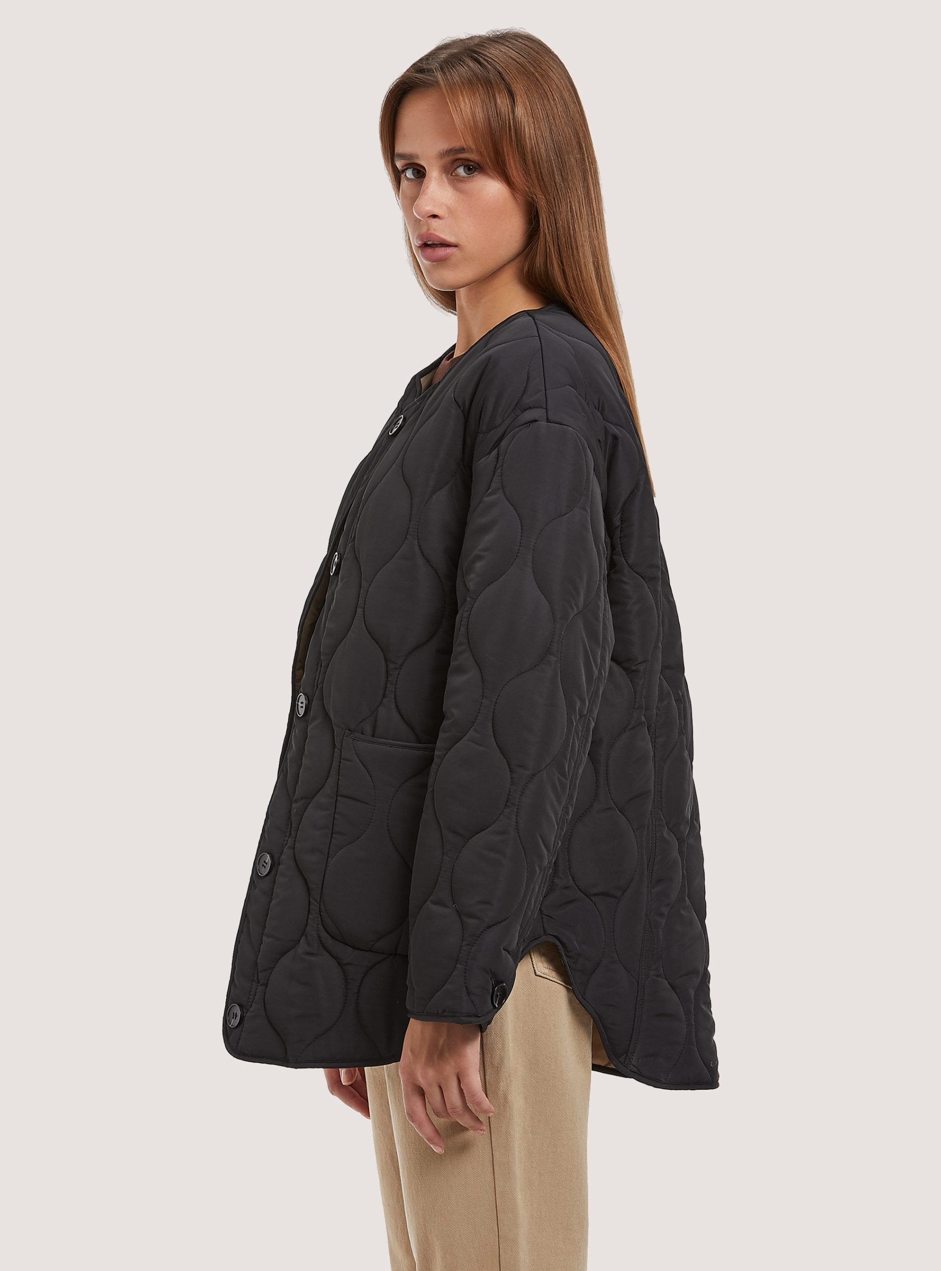Frauen Alcott Quilted Jacket With Recycled Padding Mäntel Und Jacken Neues Produkt Bk1 Black – 2