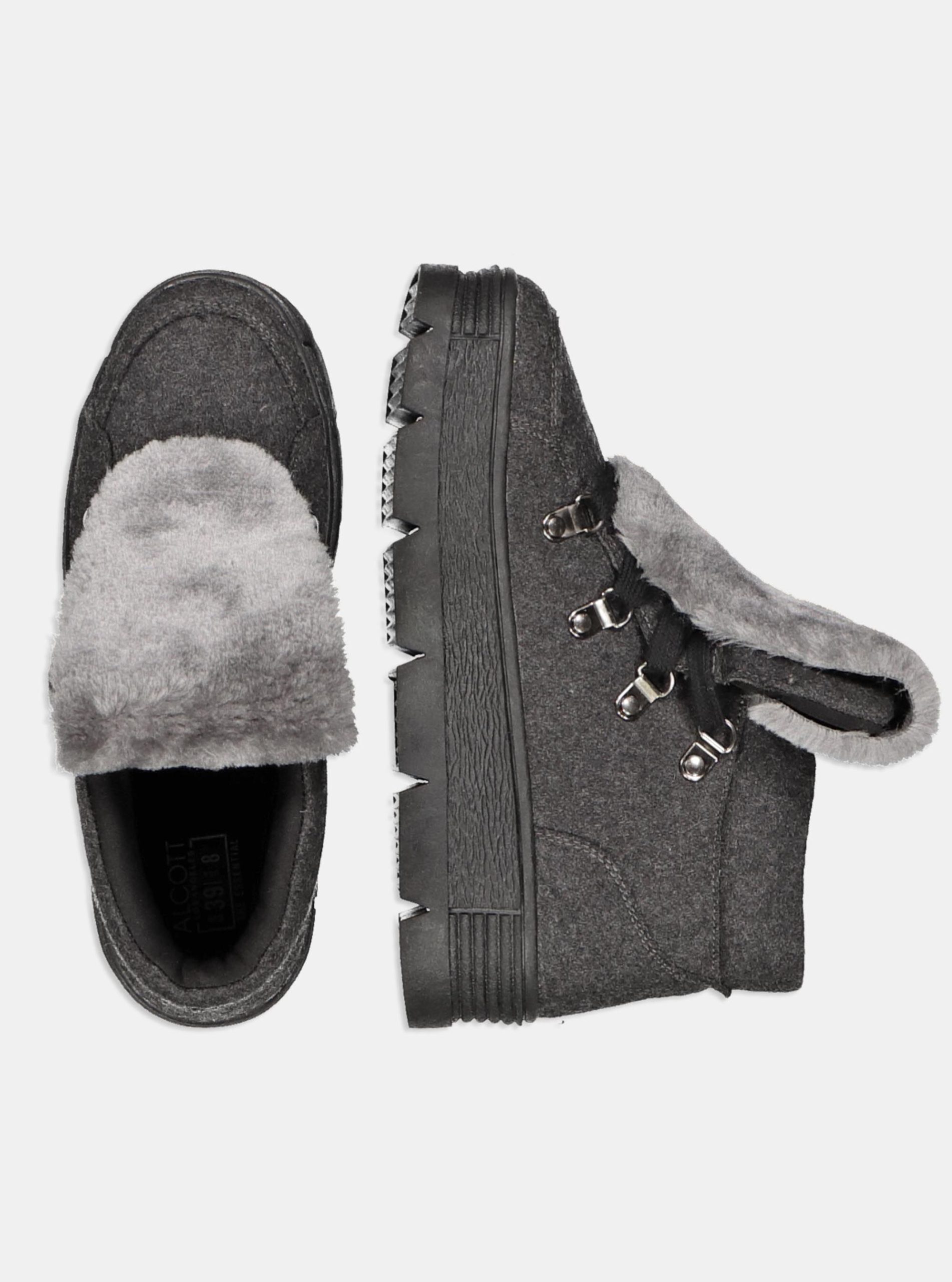Frauen Alcott Schuhe Stivaletto Con Fur C118 Grey Das Günstigste – 2