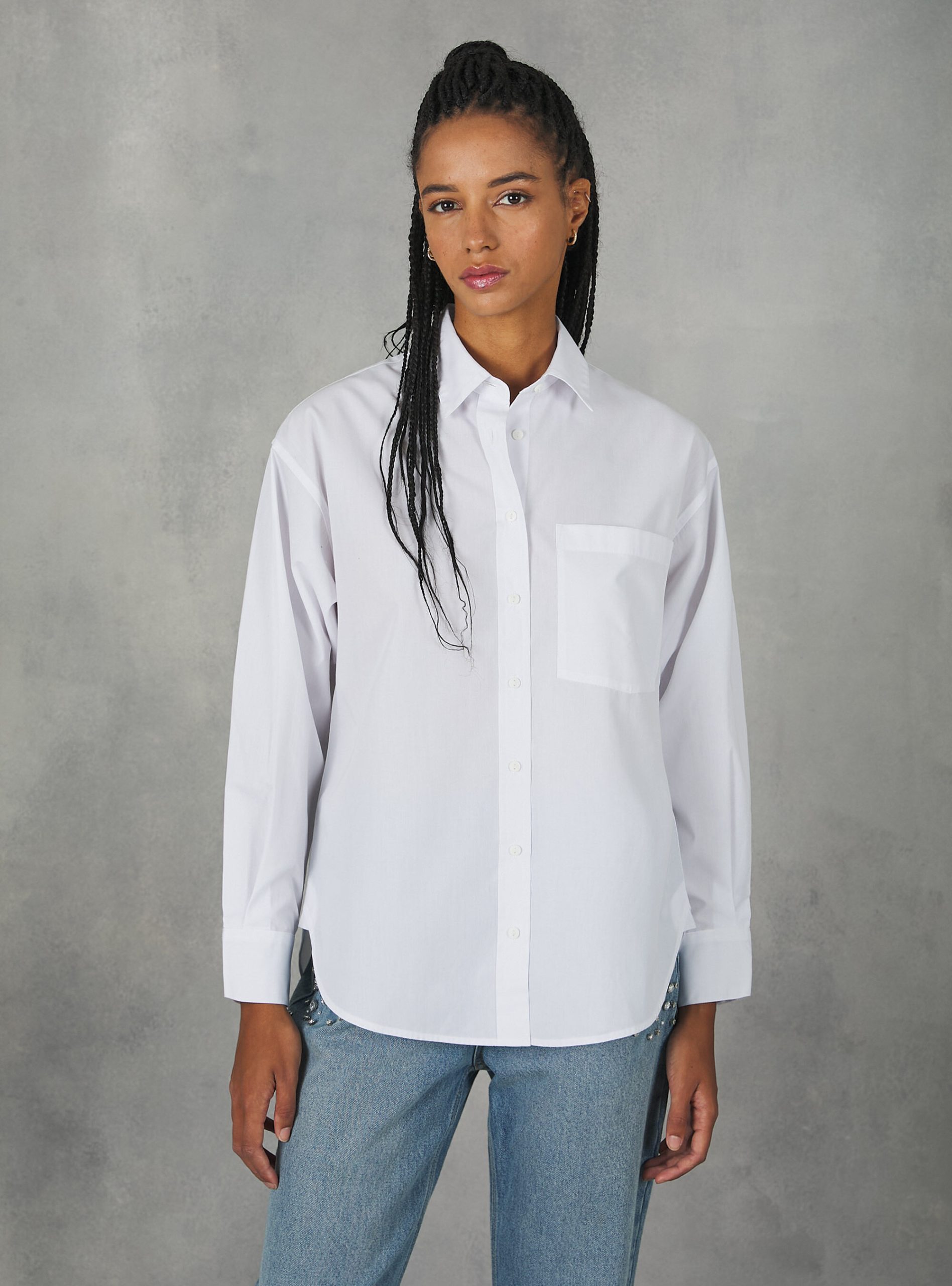 Hemden Oversize Cotton Shirt Frauen Alcott 2024 Wh1 Off White – 2