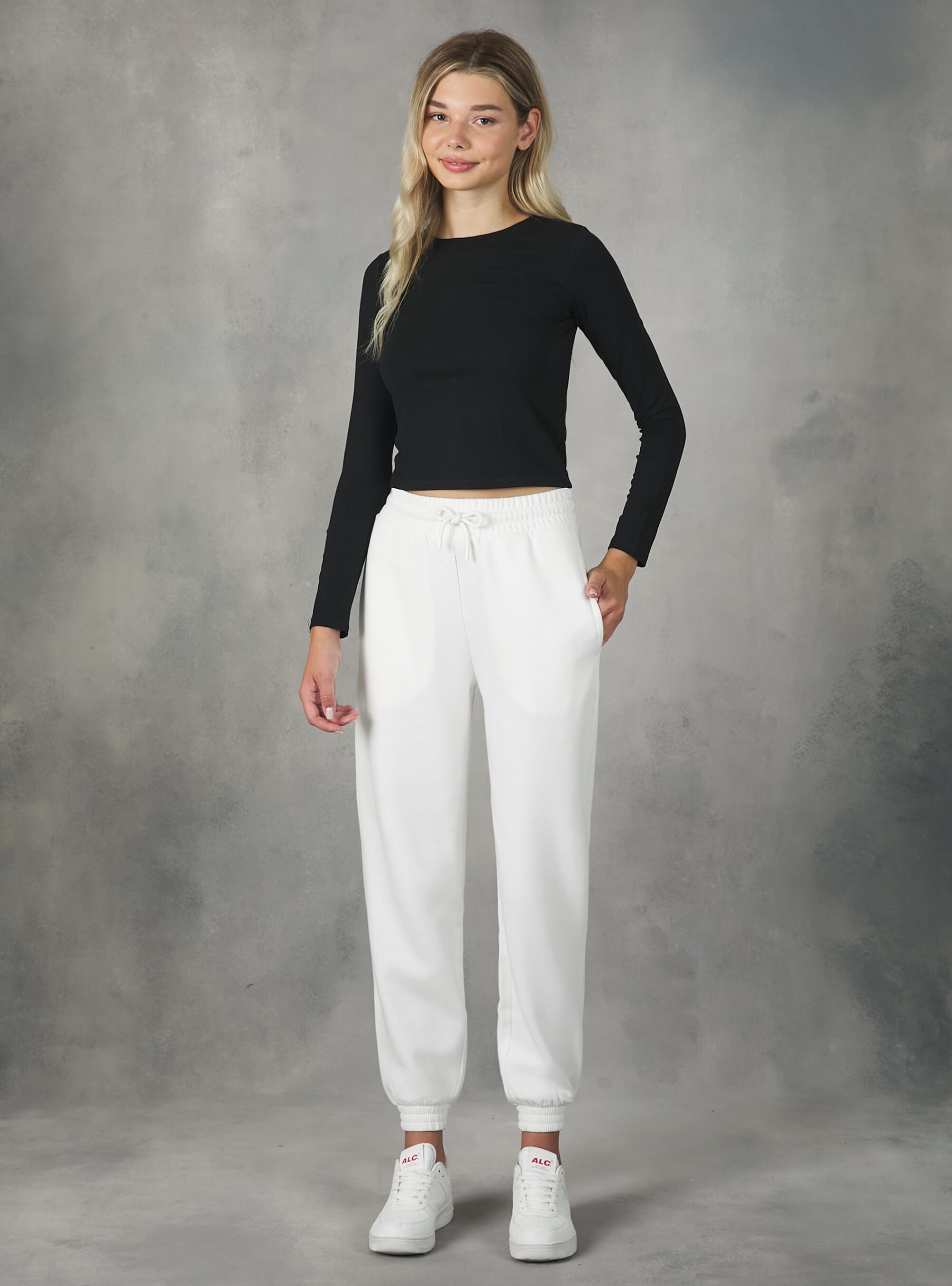 Hosen Frauen Wh2 White Alcott Garantie Plush Jogger Trousers – 1