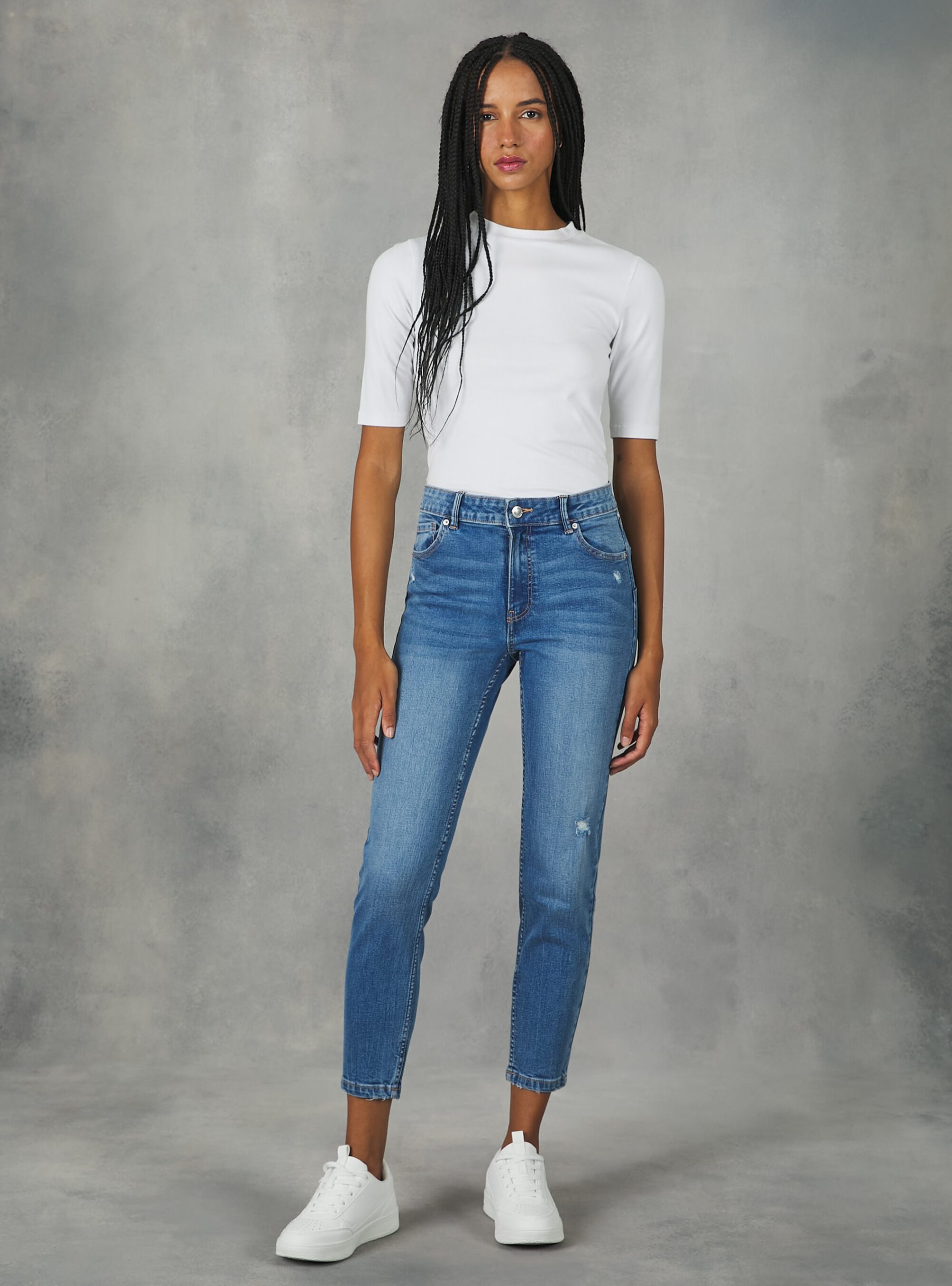 Jeans Alcott Frauen Skinny Jeans With Push-Up Effect D002 Medium Dark Blue Eigenschaft – 1