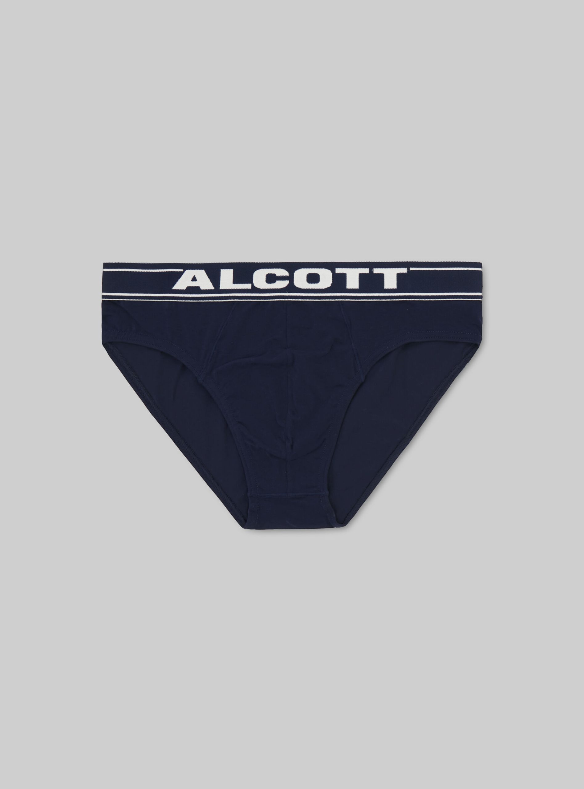 Männer Alcott Markenstrategie Na2 Navy Medium Stretch Cotton Briefs With Logo Unterwäsche – 1