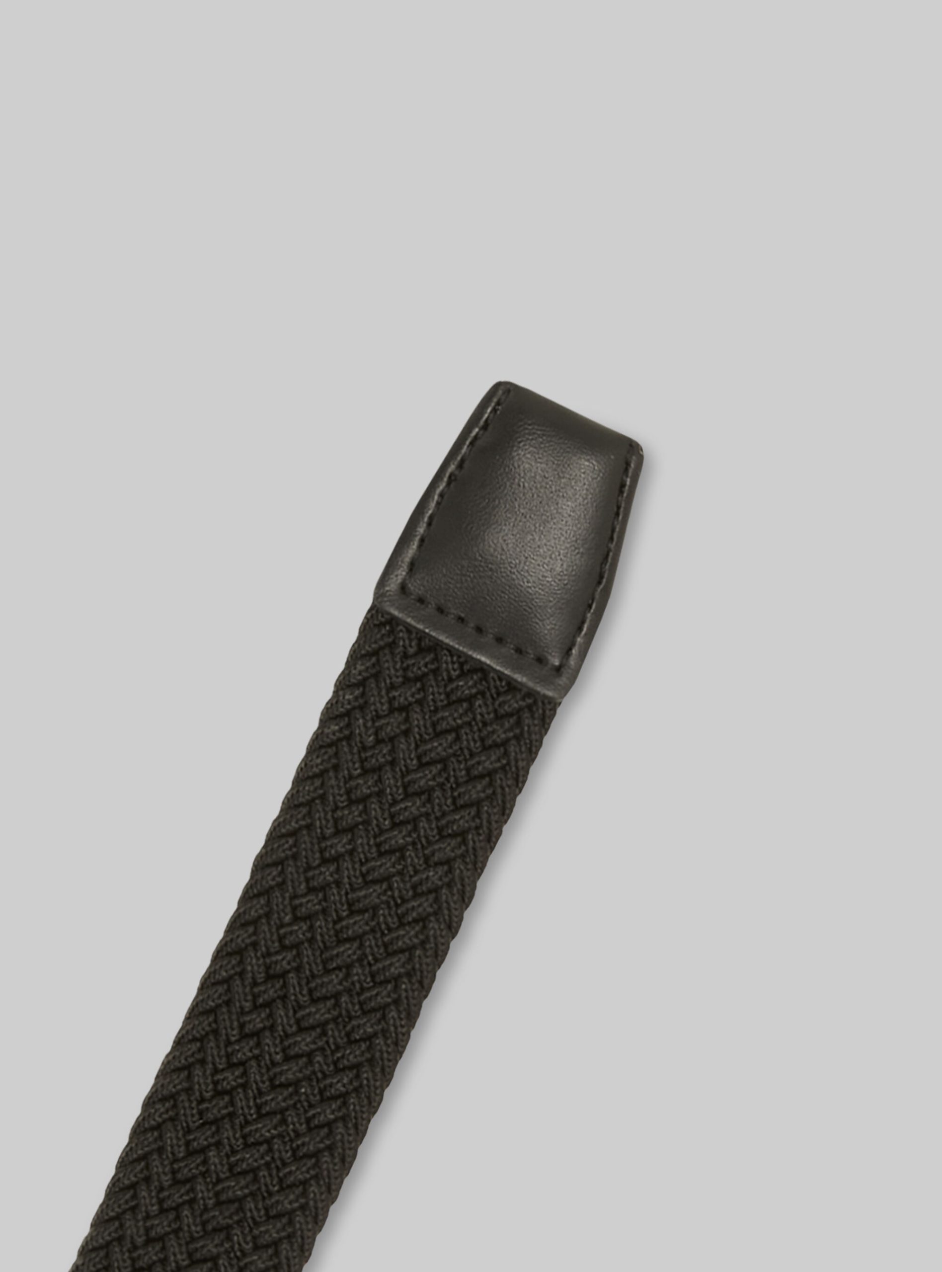 Männer Braided Belt With Rectangular Buckle Bk1 Black Alcott Rabattgutschein Gürtel – 2