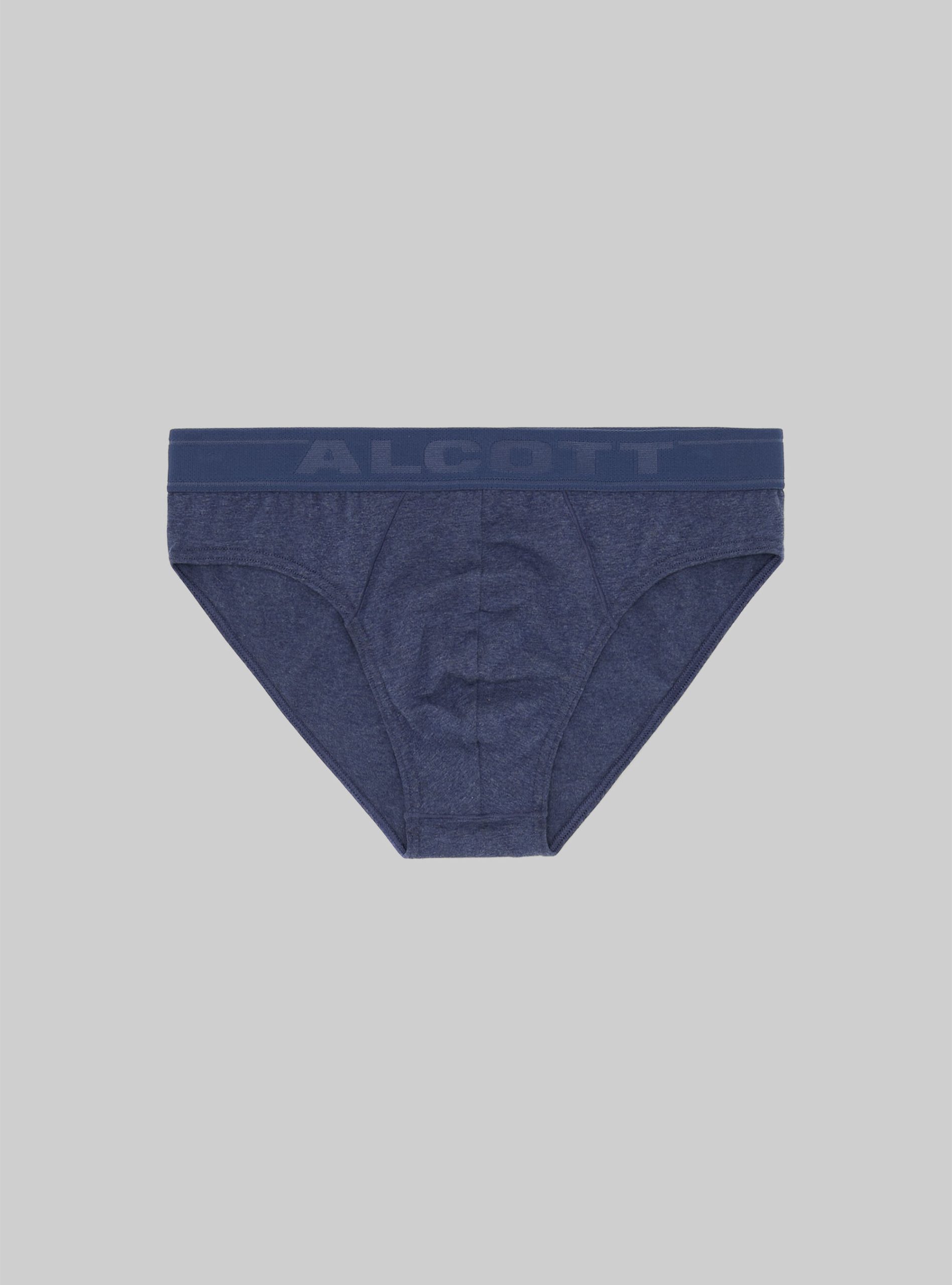 Männer Mbl2 Blue Mel Med Exportieren Alcott Unterwäsche Stretch Cotton Briefs With Logo – 2