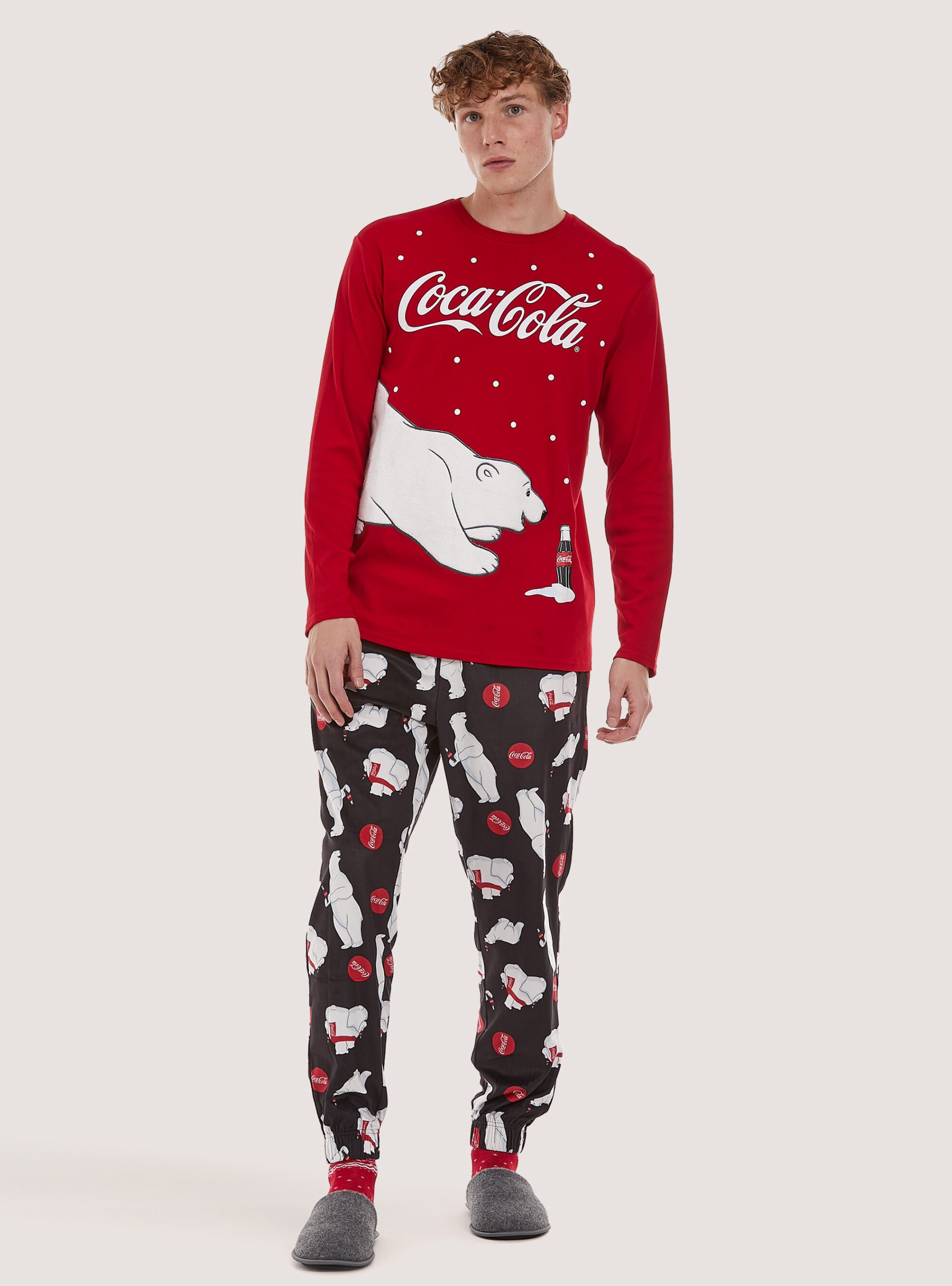 Männer Pijamas Speichern Pyjamas Coca-Cola X Christmas Family Collection Alcott Rd2 Red Medium – 1