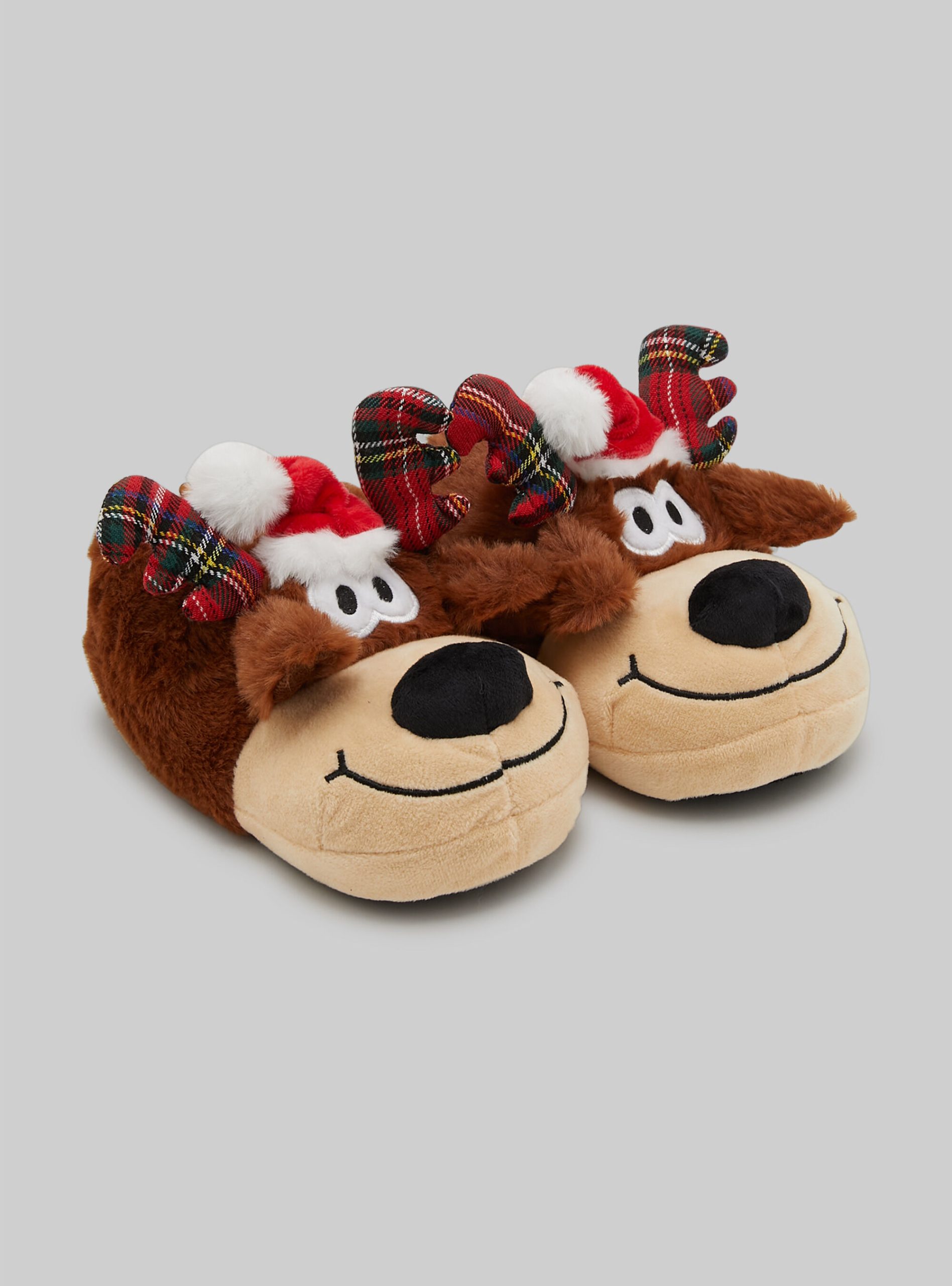 Männer Qualität Mini Me Reindeer Slippers Christmas Collection Schuhe Rein Reindeer Alcott – 1