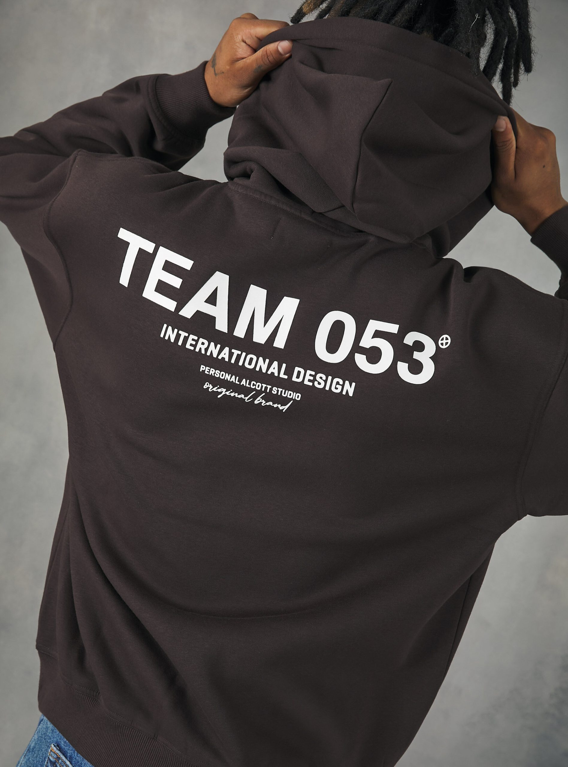 Männer Sicherheit Sweatshirts Br1 Brown Dark Alcott Sweatshirt With Team 053 Print – 2