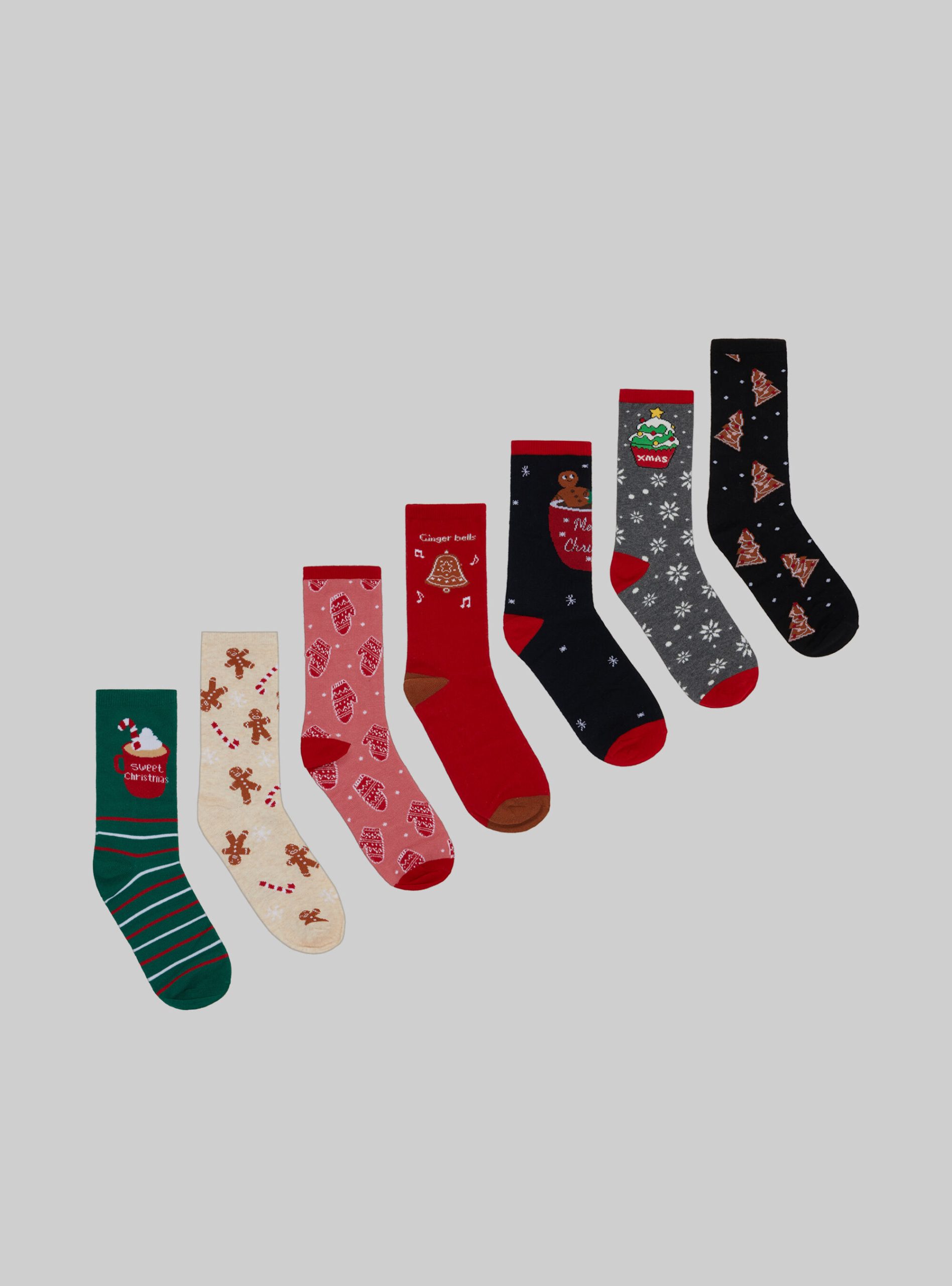 Männer Xmas Alcott Socken Christmas Box Set Of 7 Pairs Of Socks Exklusiv – 1