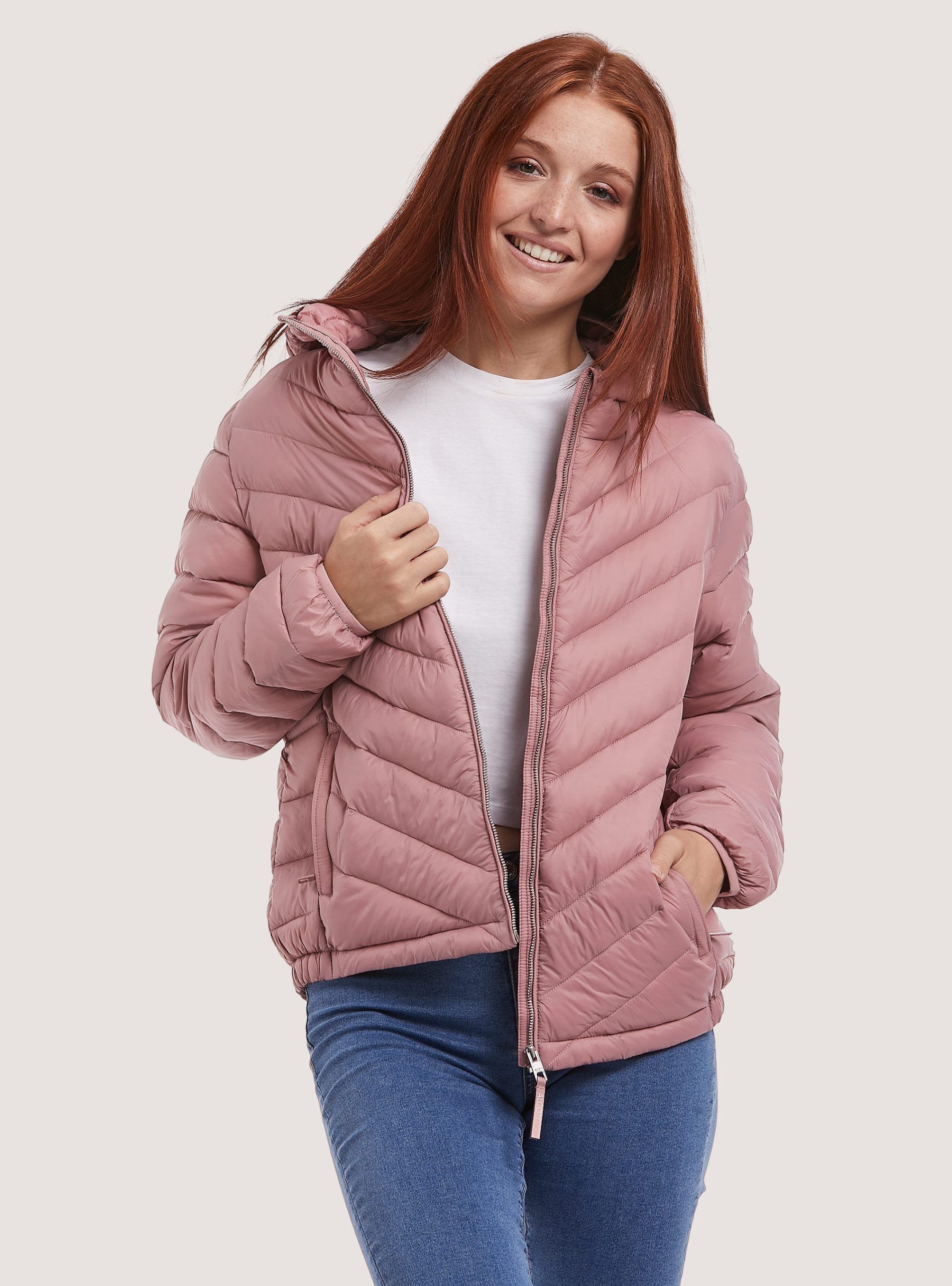 Mäntel Und Jacken Pk2 Pink Medium Frauen Jacket With Recycled Padding Material Alcott – 1