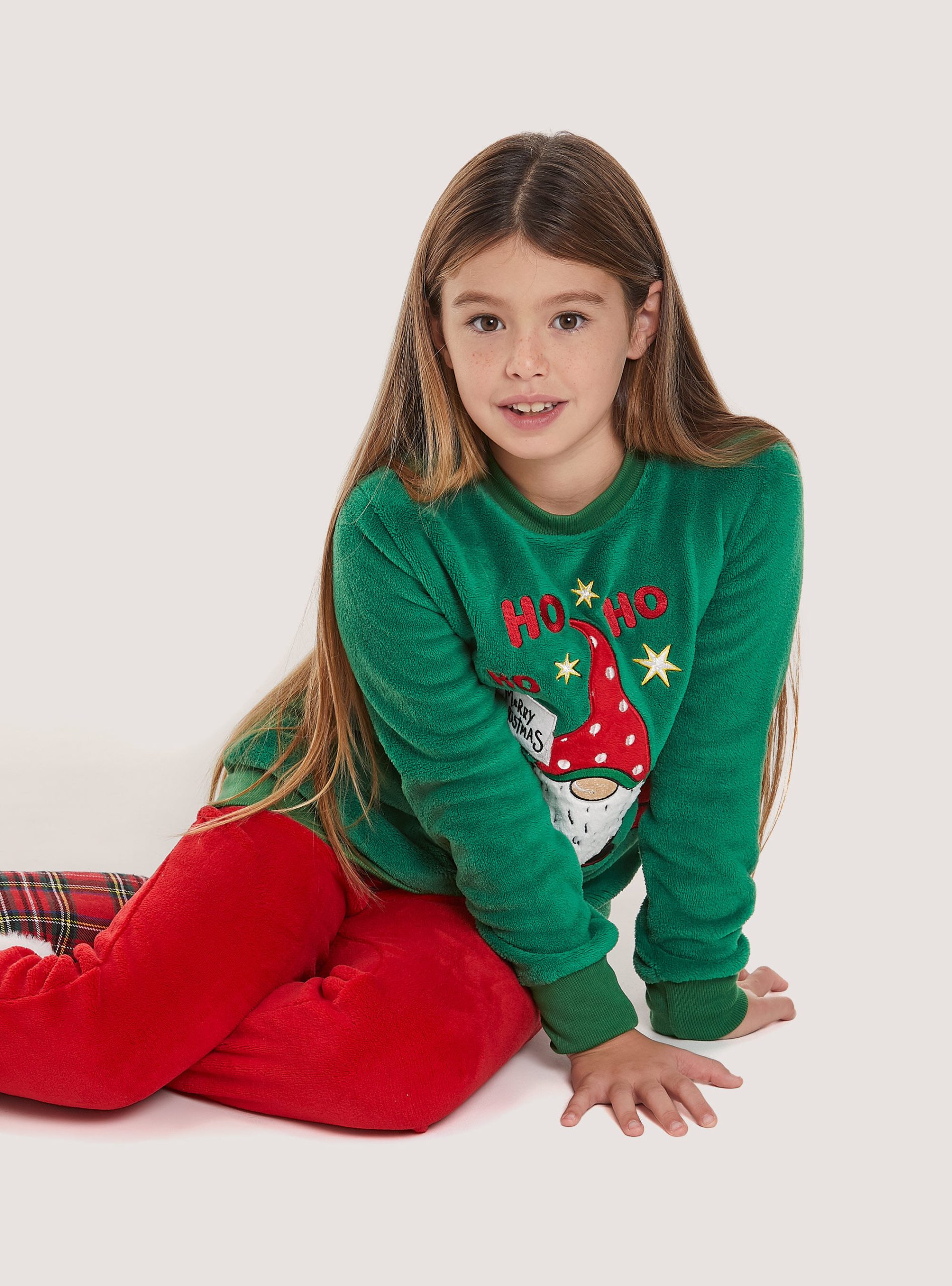 Pijamas Gn2 Green Medium Alcott Preisnachlass Männer Pigiama Christmas Family Collection Soft Touch – 1