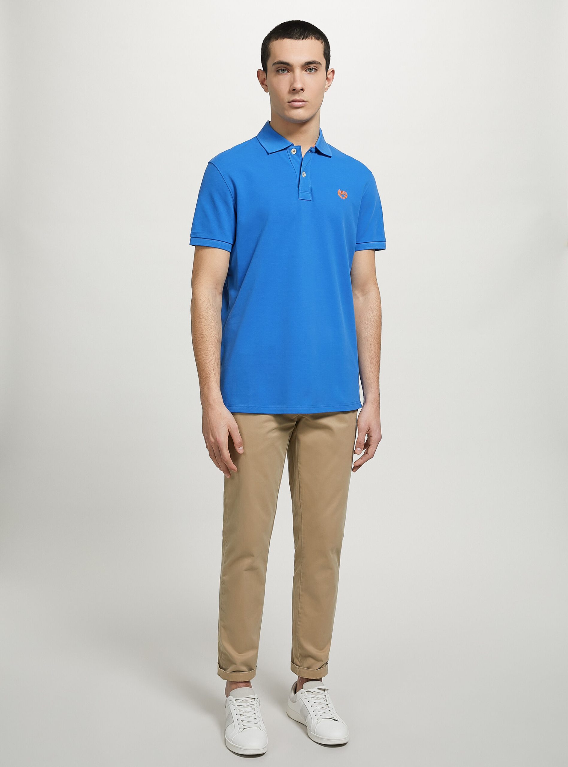 Popularität Polo Ry2 Royale Medium Cotton Piqué Polo Shirt With Embroidery Alcott Männer – 2
