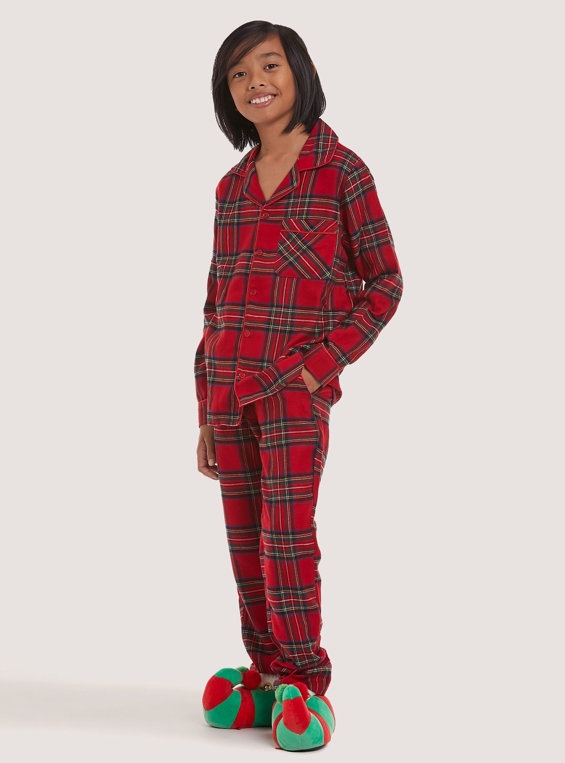 Produktion Checks Männer Pijamas Alcott Christmas Family Collection Tartan Pyjamas – 2
