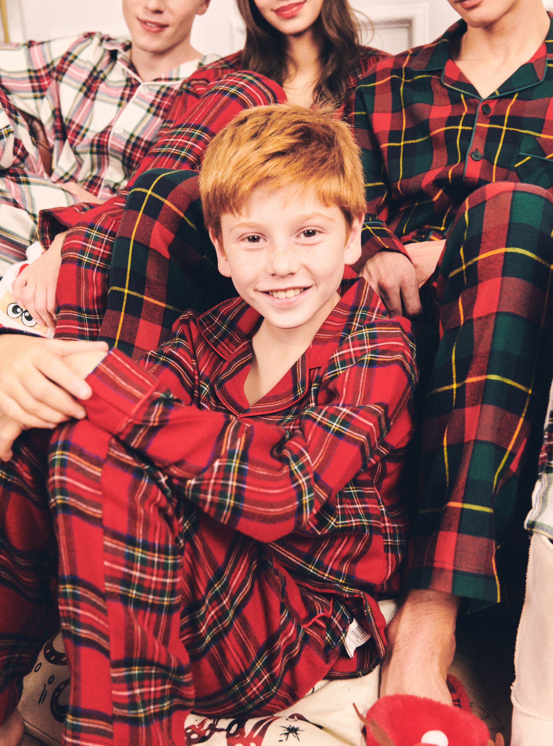 Produktion Checks Männer Pijamas Alcott Christmas Family Collection Tartan Pyjamas – 1