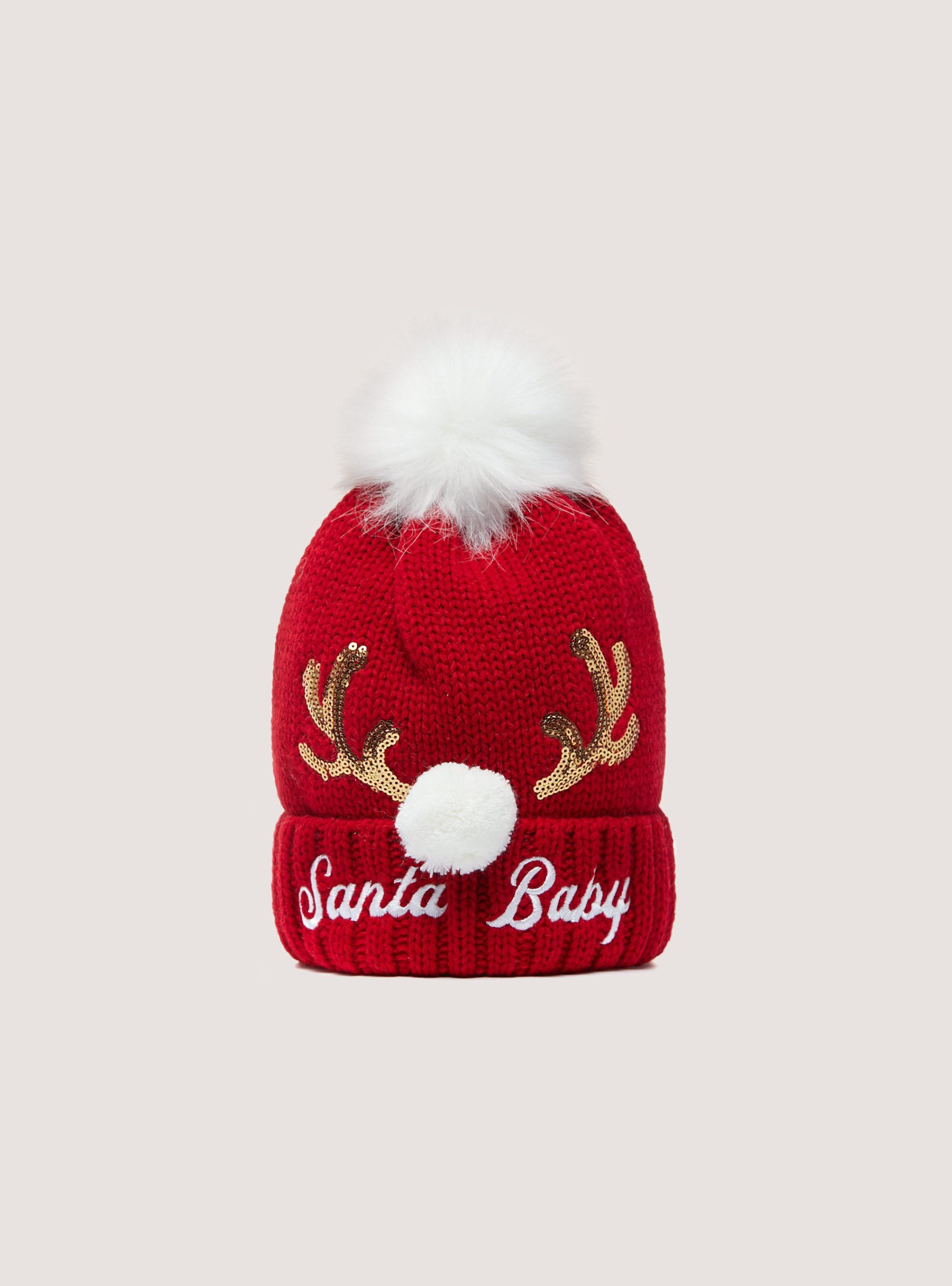 Rd2 Red Medium Speichern Christmas Collection Hat With Pom-Pom Frauen Hüte Alcott – 1