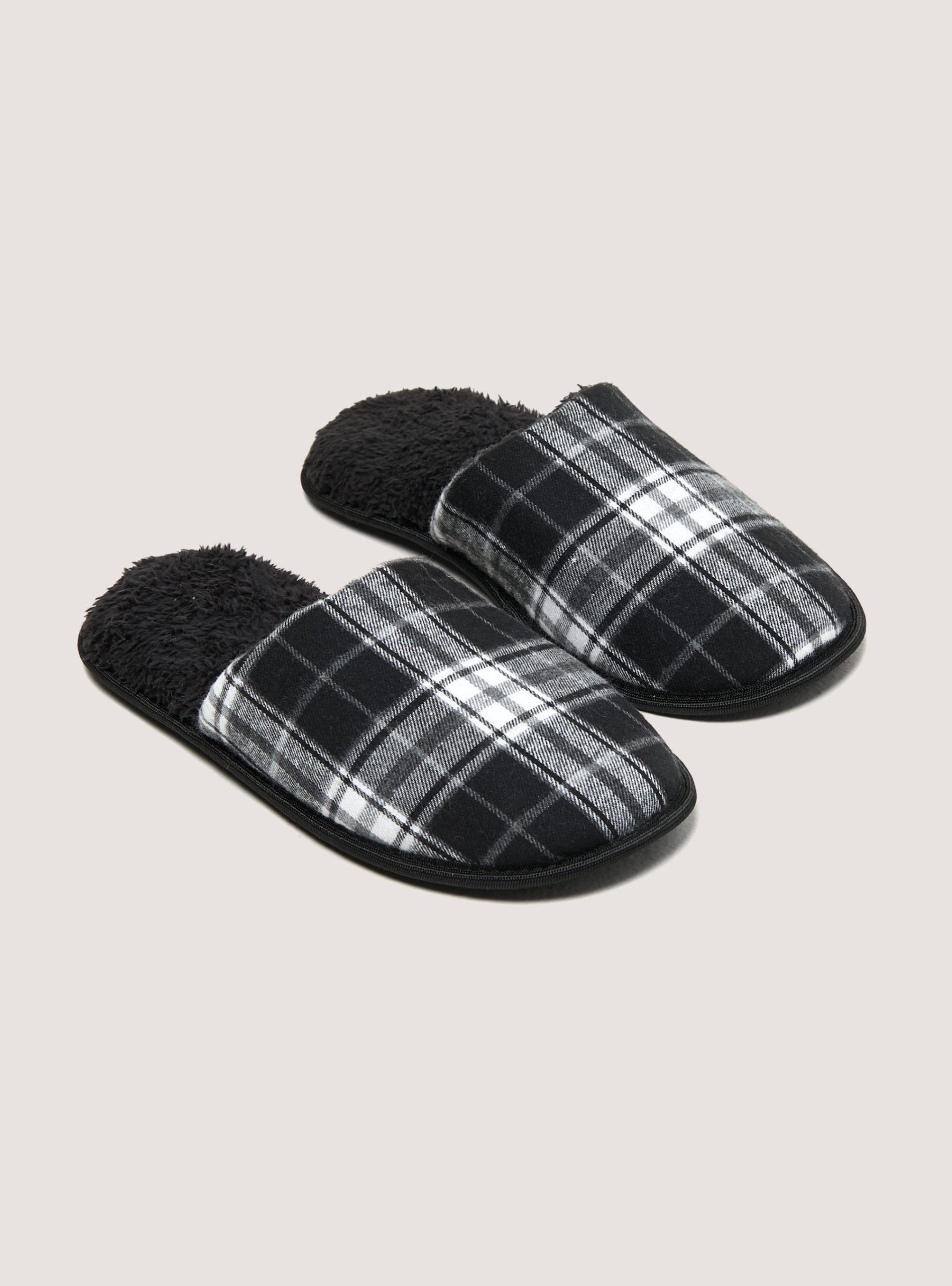 Schuhe Exklusiv Alcott Männer Tartan Slippers C099 White – 1
