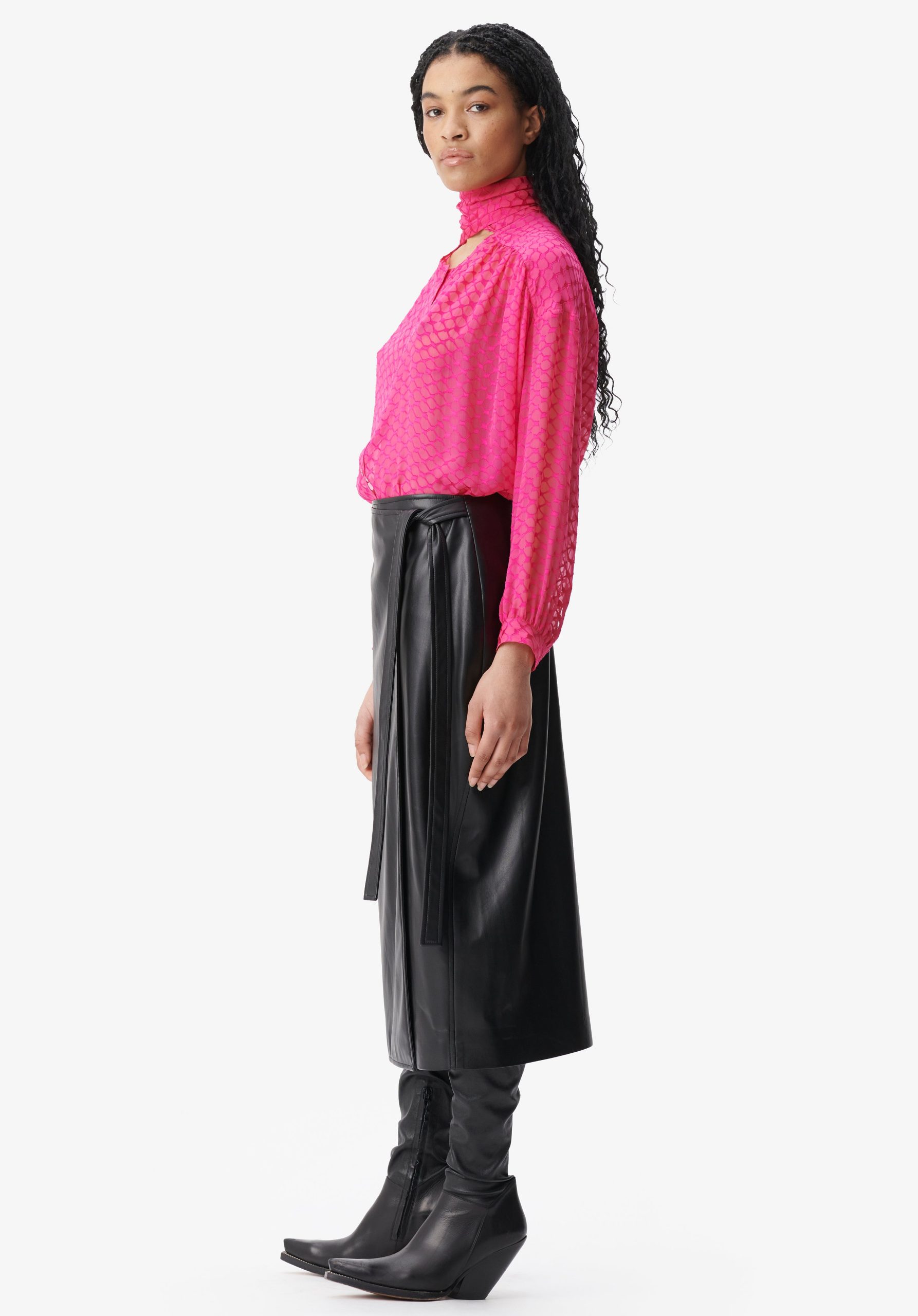 Sicherheit Lala Berlin Damen Hosen & Röcke Skirt Siana Black – 2