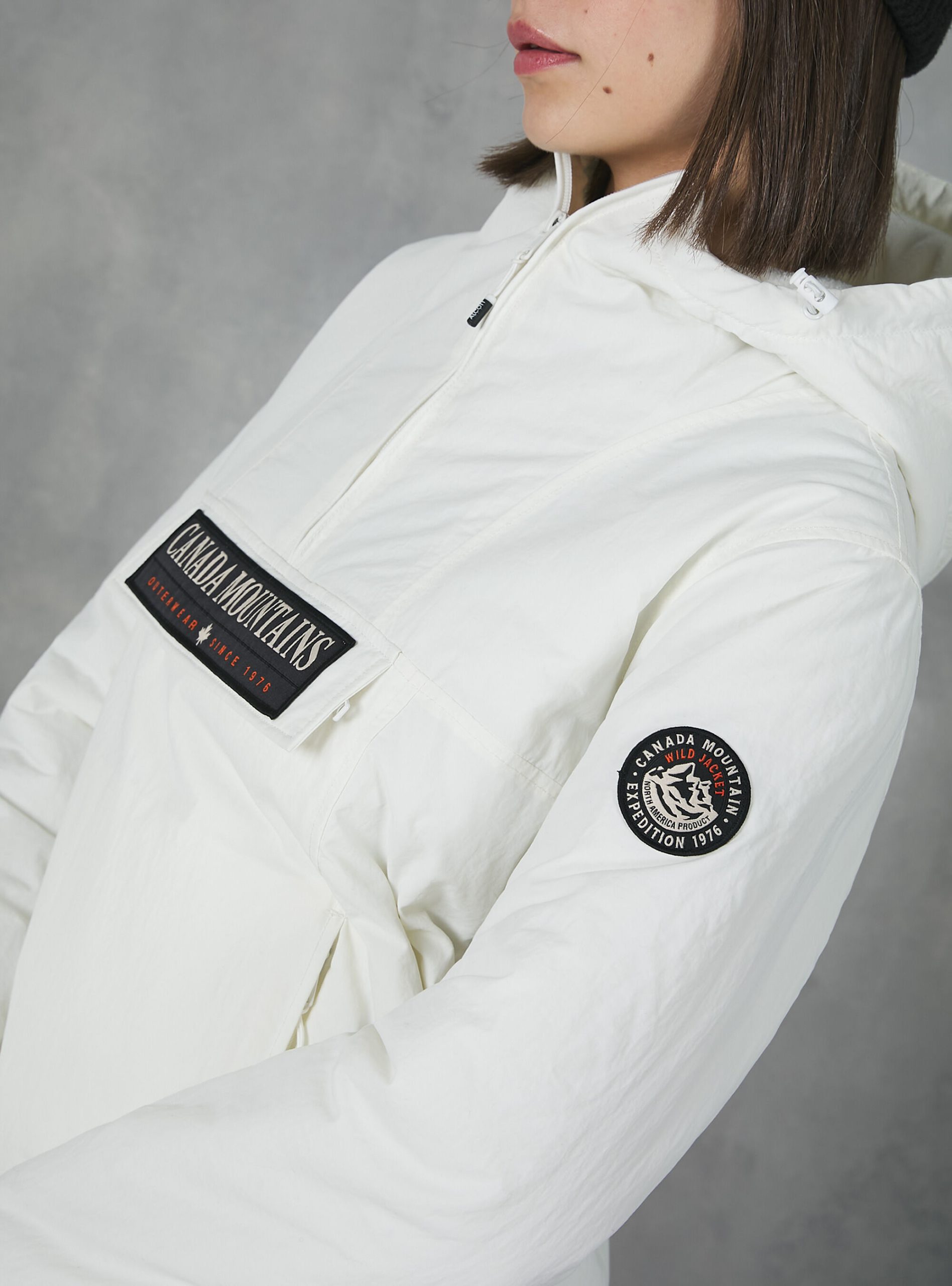 Sonderrabatt Alcott Wh2 White Anorak Jacket With Recycled Padding Frauen Mäntel Und Jacken – 2