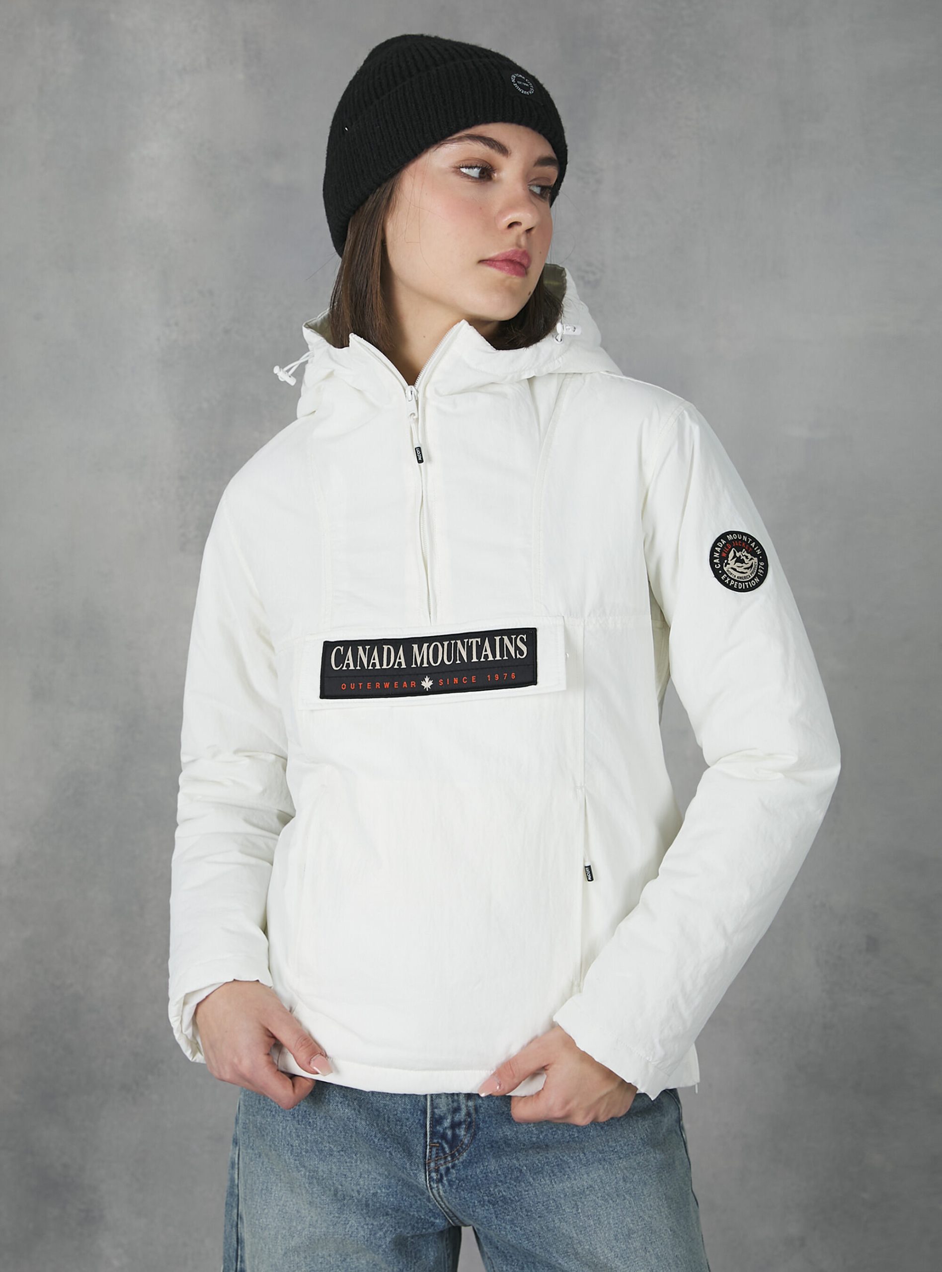 Sonderrabatt Alcott Wh2 White Anorak Jacket With Recycled Padding Frauen Mäntel Und Jacken – 1