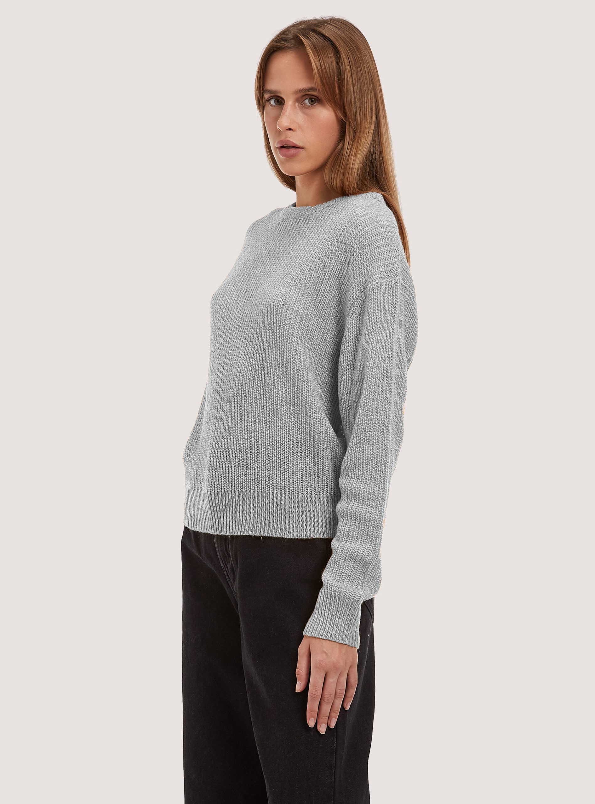 Strickwaren Alcott Comfort Fit English Stitch Pullover Frauen Mgy2 Grey Mel Medium Produktqualitätssicherung – 2